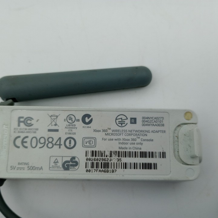 Microsoft Xbox 360 Wi-fi Wireless Adapter See Pics Not Tested