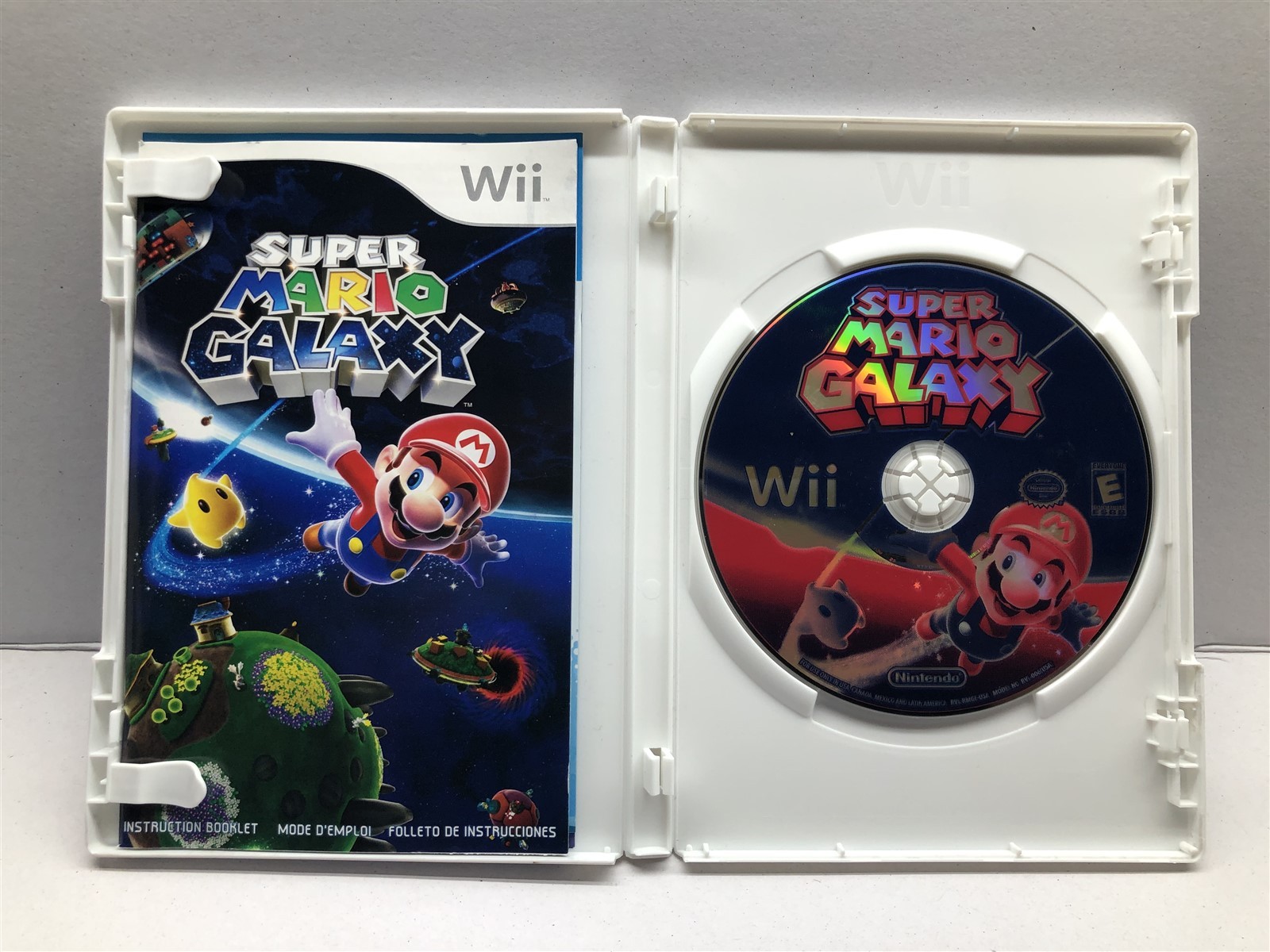 Super Mario Galaxy – Nintendo Wii 2007 – Complete w/ Manual – Tested – Free Ship