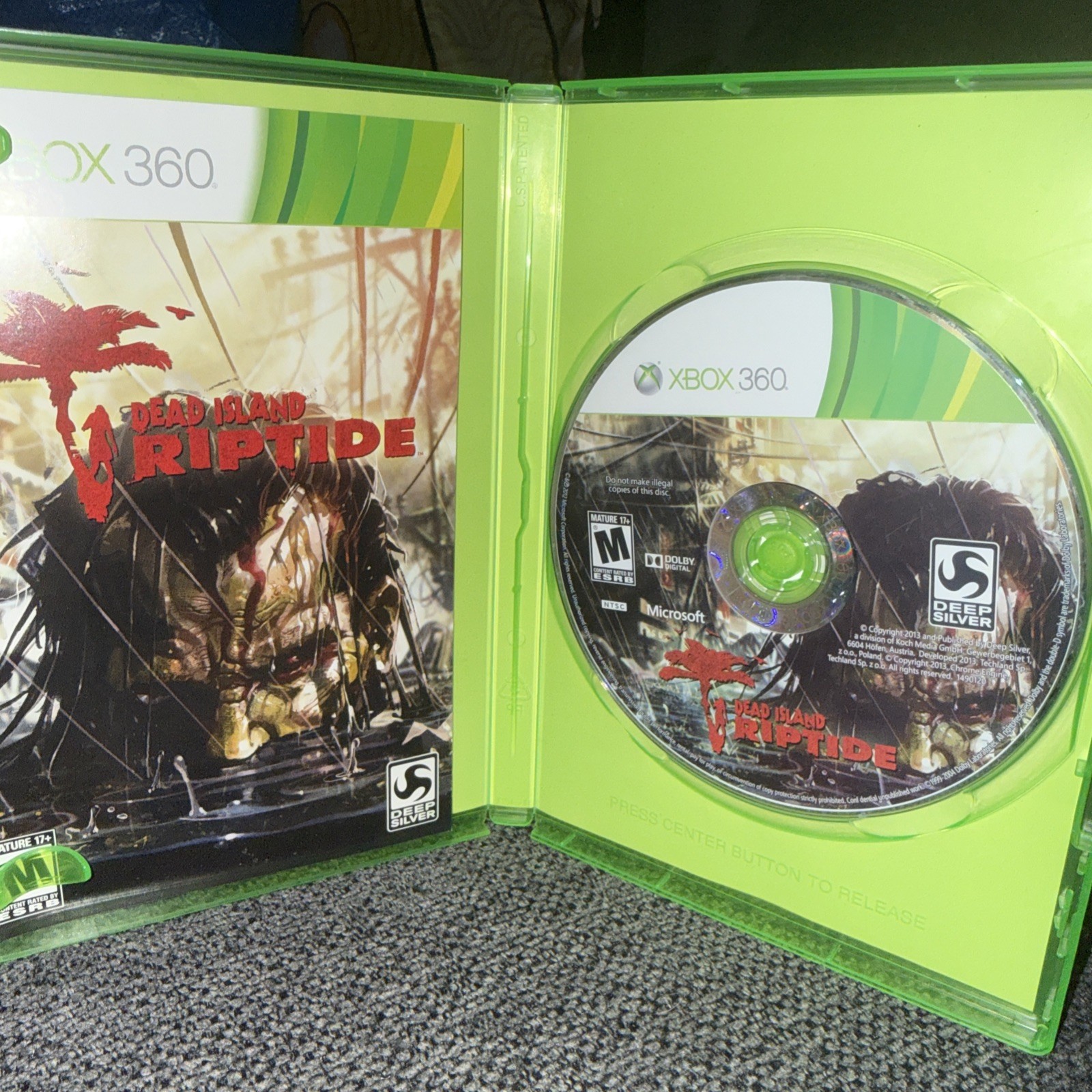 Dead Island: Riptide – Microsoft Xbox 360 Game Authentic Zombie Shooter