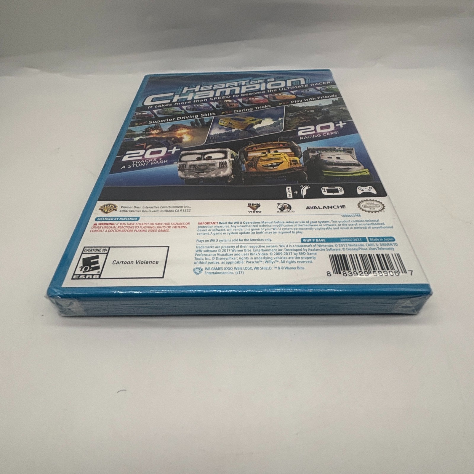 Cars 3: Driven To Win Disney Pixar WiiU (Nintendo Wii U, 2017) Brand New SEALED