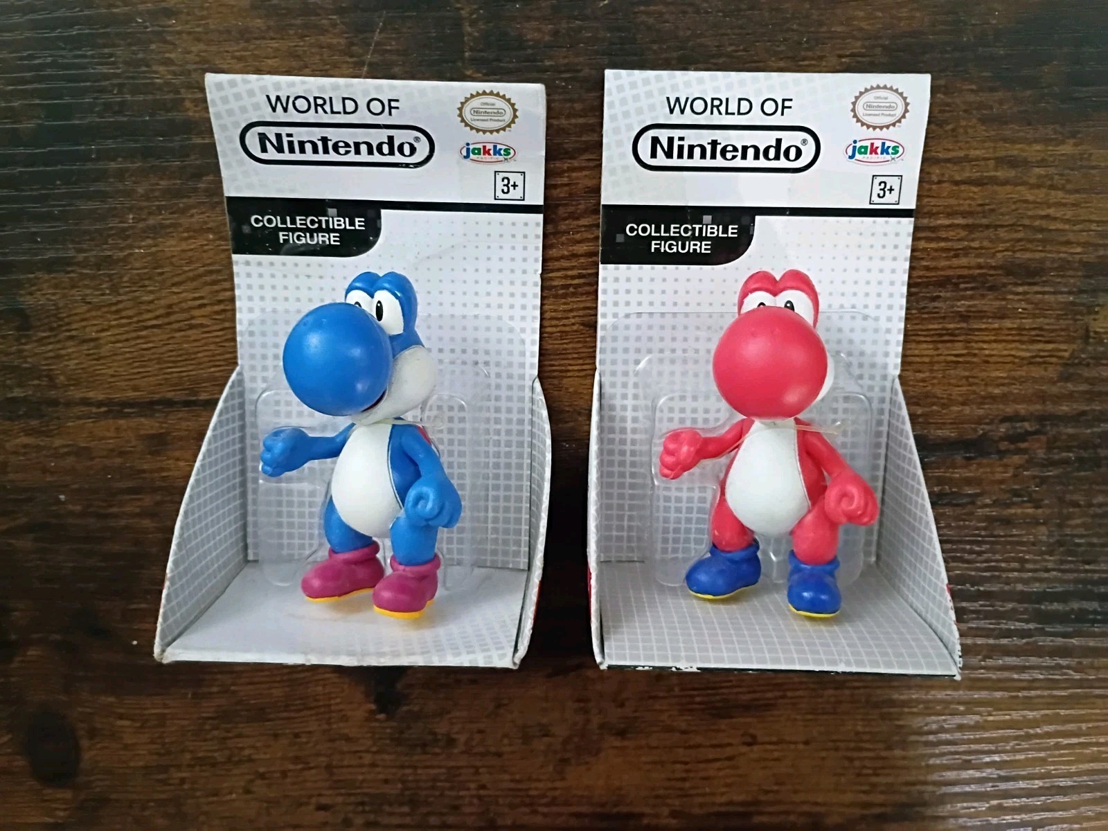 17-PK GLOWING BABY YOSHI 2.5″ Super Mario Nintendo Jakks Blue Orange Red Pink