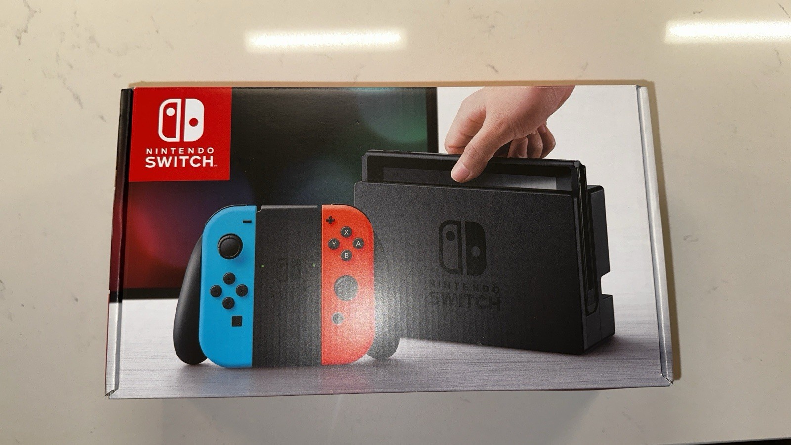 Nintendo Switch 32GB Console Bundle Neon Joy-Cons Dock + 3 Games + Extras