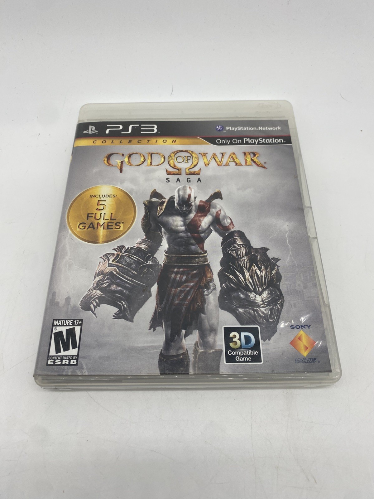 God Of War Saga 5 Full Games PlayStation 3 PS3 Tested Working Great Condition
