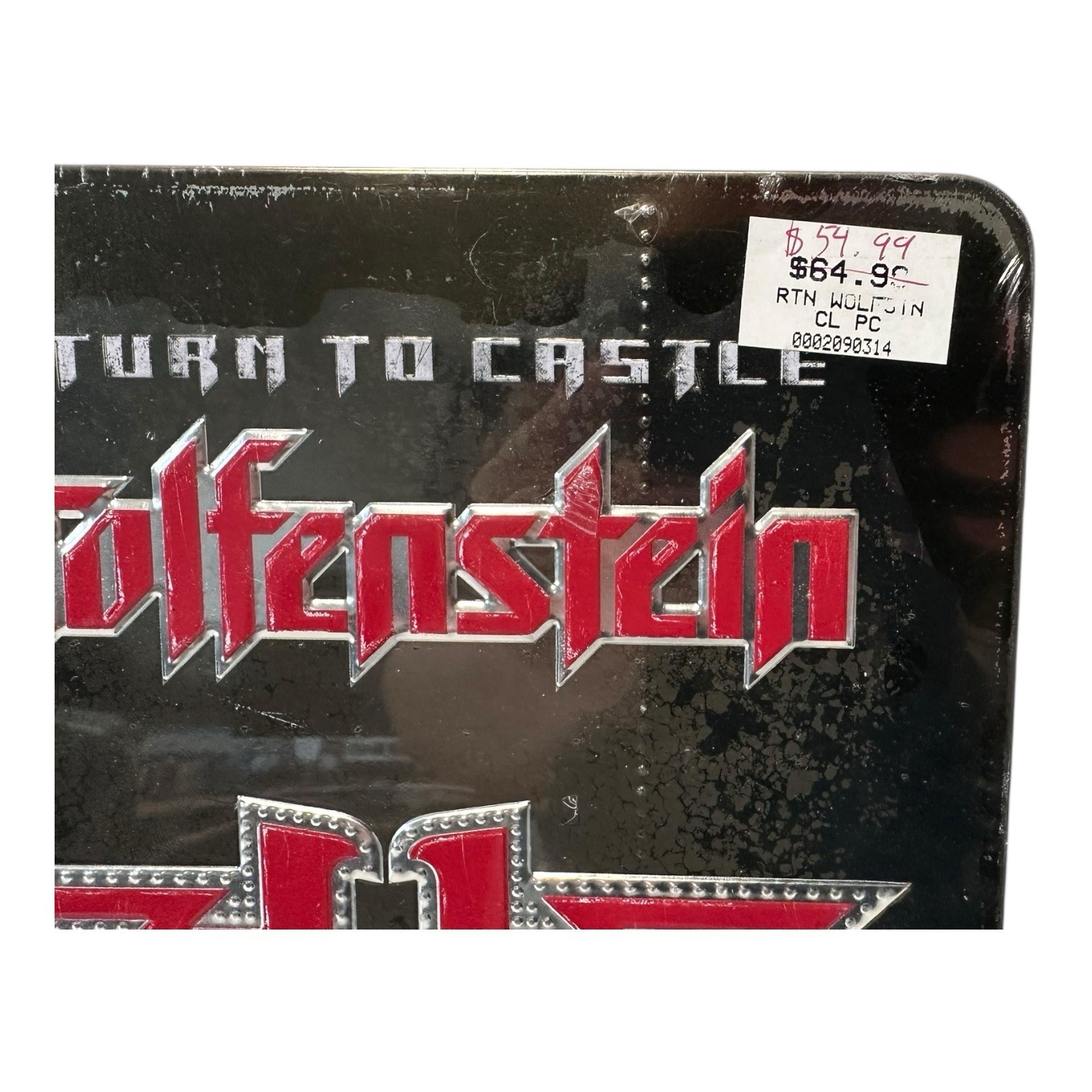 Return to Castle Wolfenstein: Limited Edition (PC 2001) NEW SEALED METAL BOX TIN