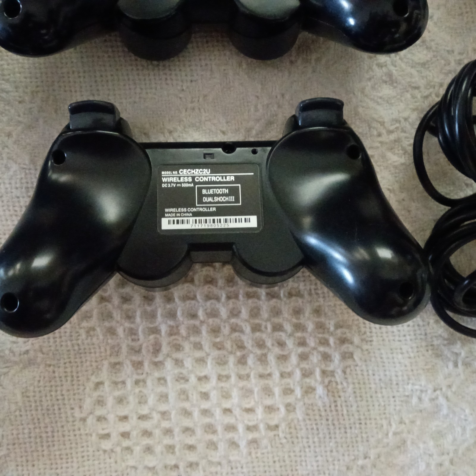 Sony PS3 PlayStation 3 Slim 120GB Black w/ 4 DualShock 3 Controllers