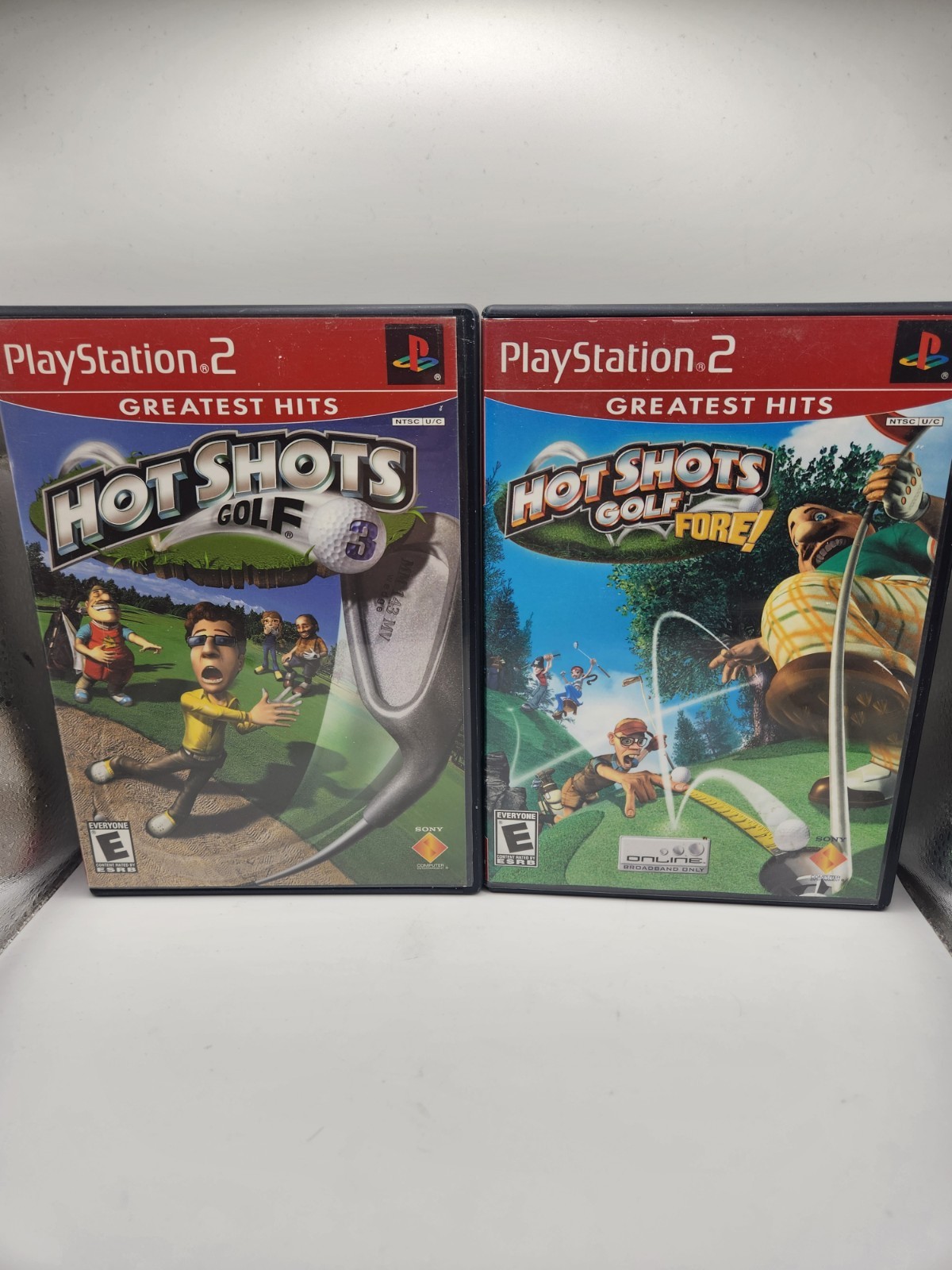 Hot Shots Golf 3 & Fore: Sony PlayStation 2 – Cib Tested Polished Great Shape