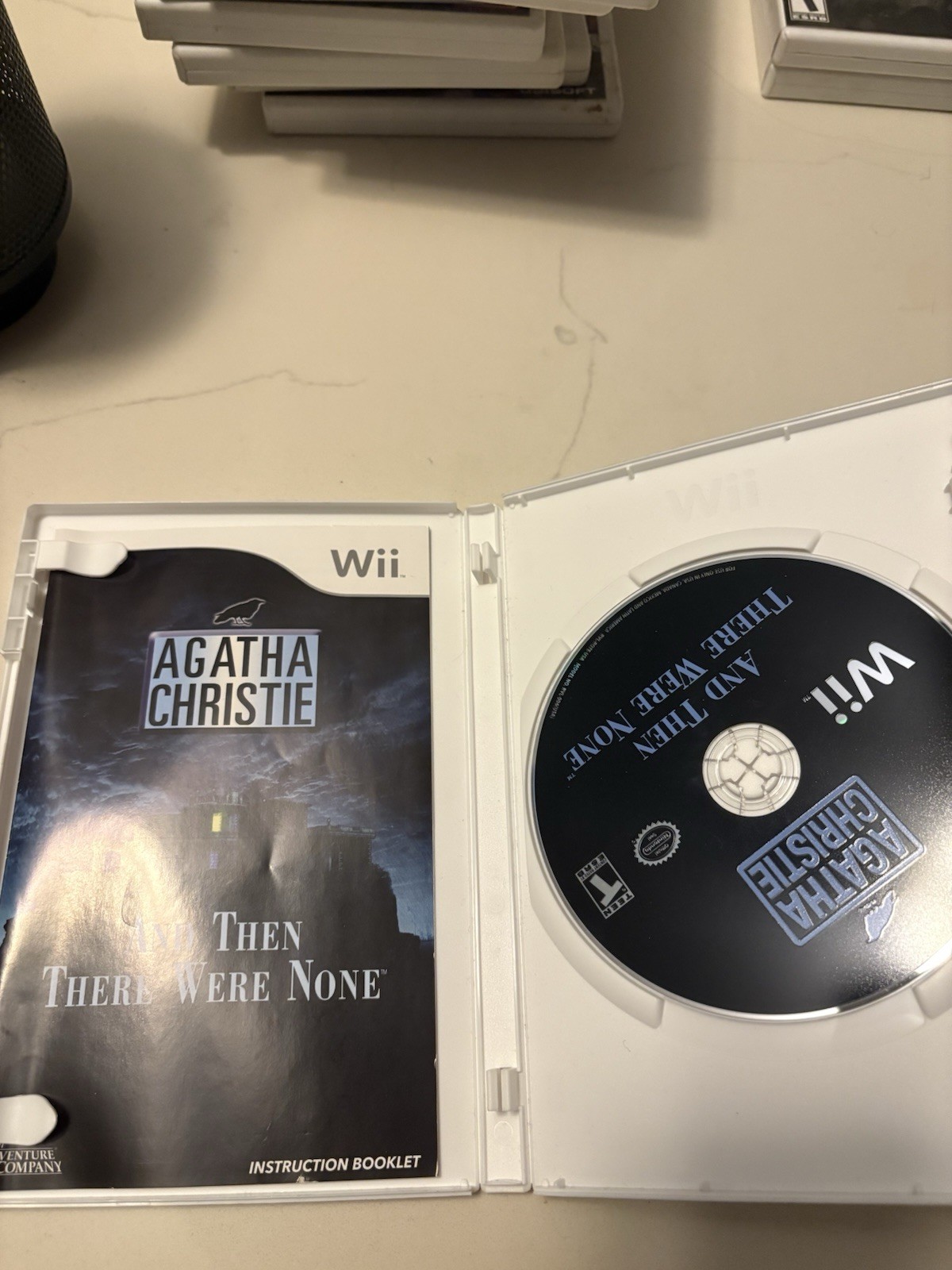 Agatha Christie: And Then There Were None (Nintendo Wii, 2008) CIB