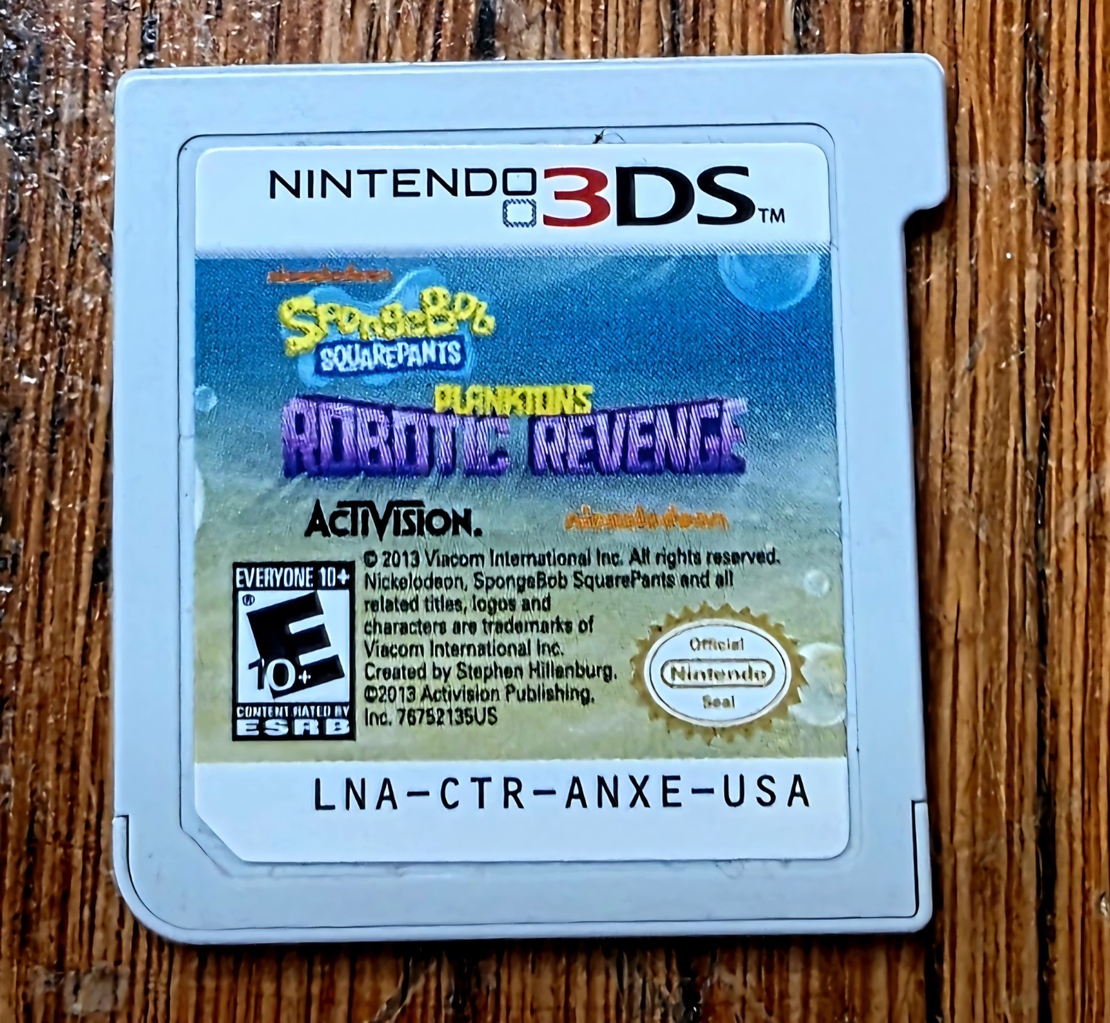 SpongeBob SquarePants: Plankton’s Robotic Revenge (Nintendo 3DS, 2013)