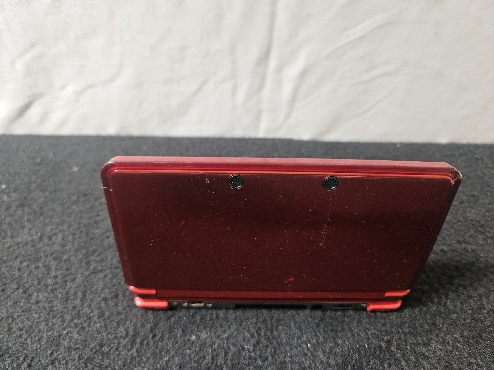 Nintendo 3DS Original Flame Red New Battery No Charger/Stylus Tested
