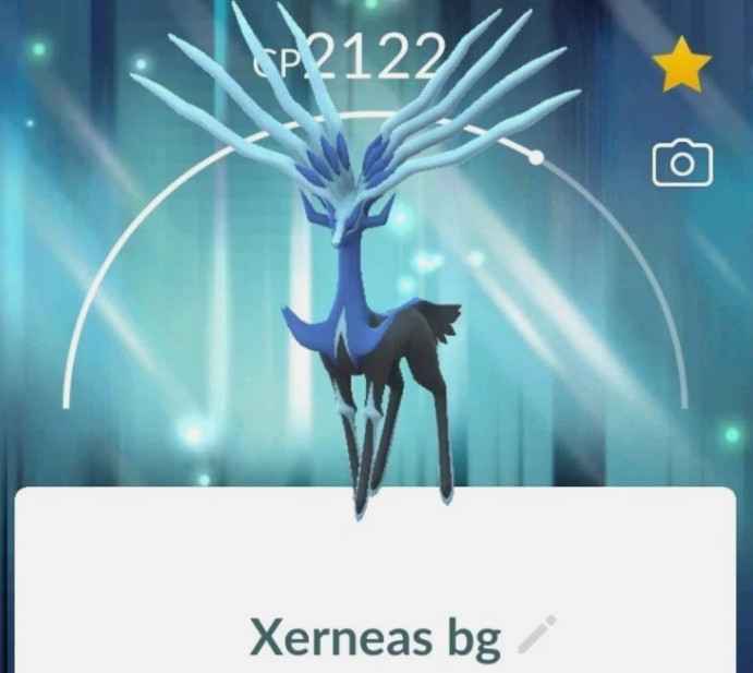 Pokemon GO – Non Shiny Xerneas (Kalos Tour Background)