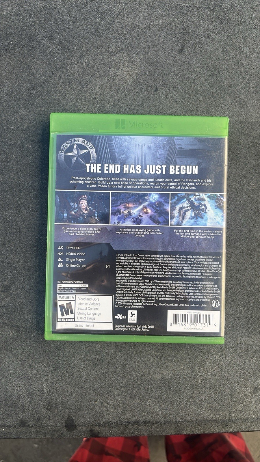 Deep Silver Wasteland 3 Xbox One Series X Role Playing Ultra HD HDR