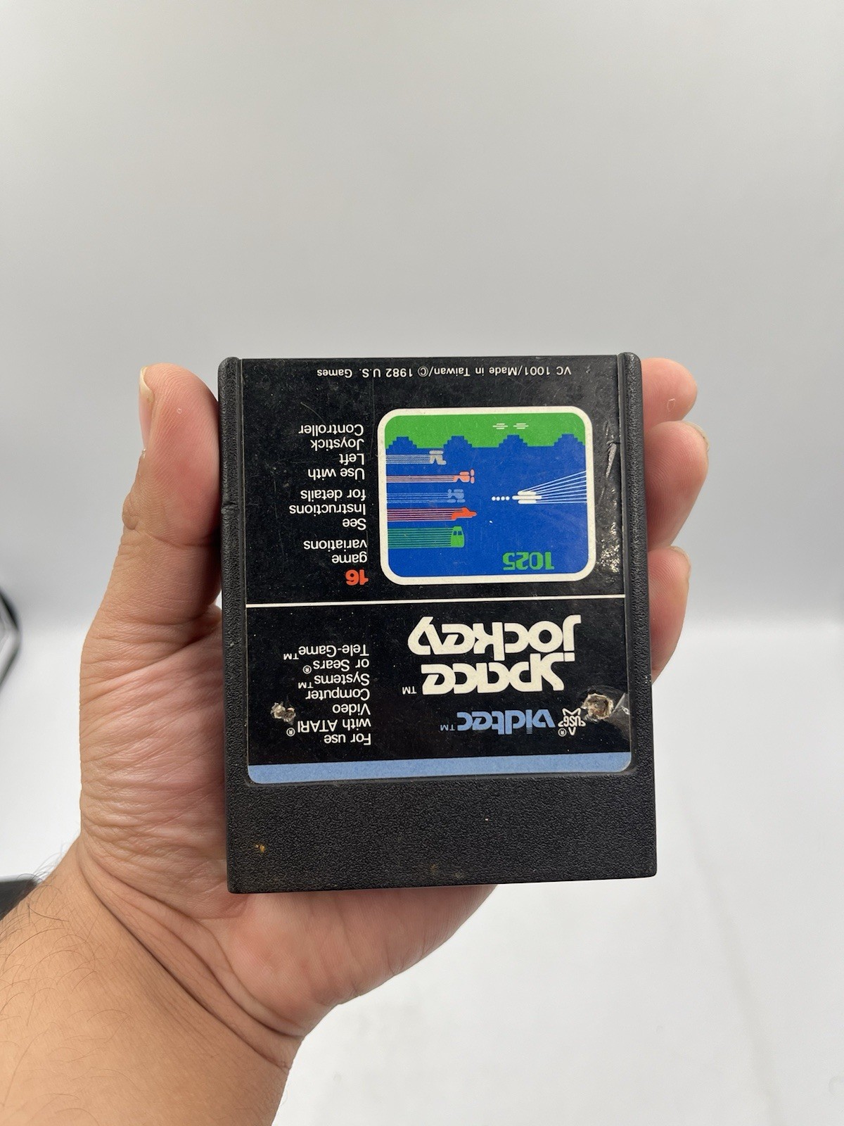 Space Jockey Vidtec ATARI 2600 Video Game Cartridge Only 1982 – Tested Working