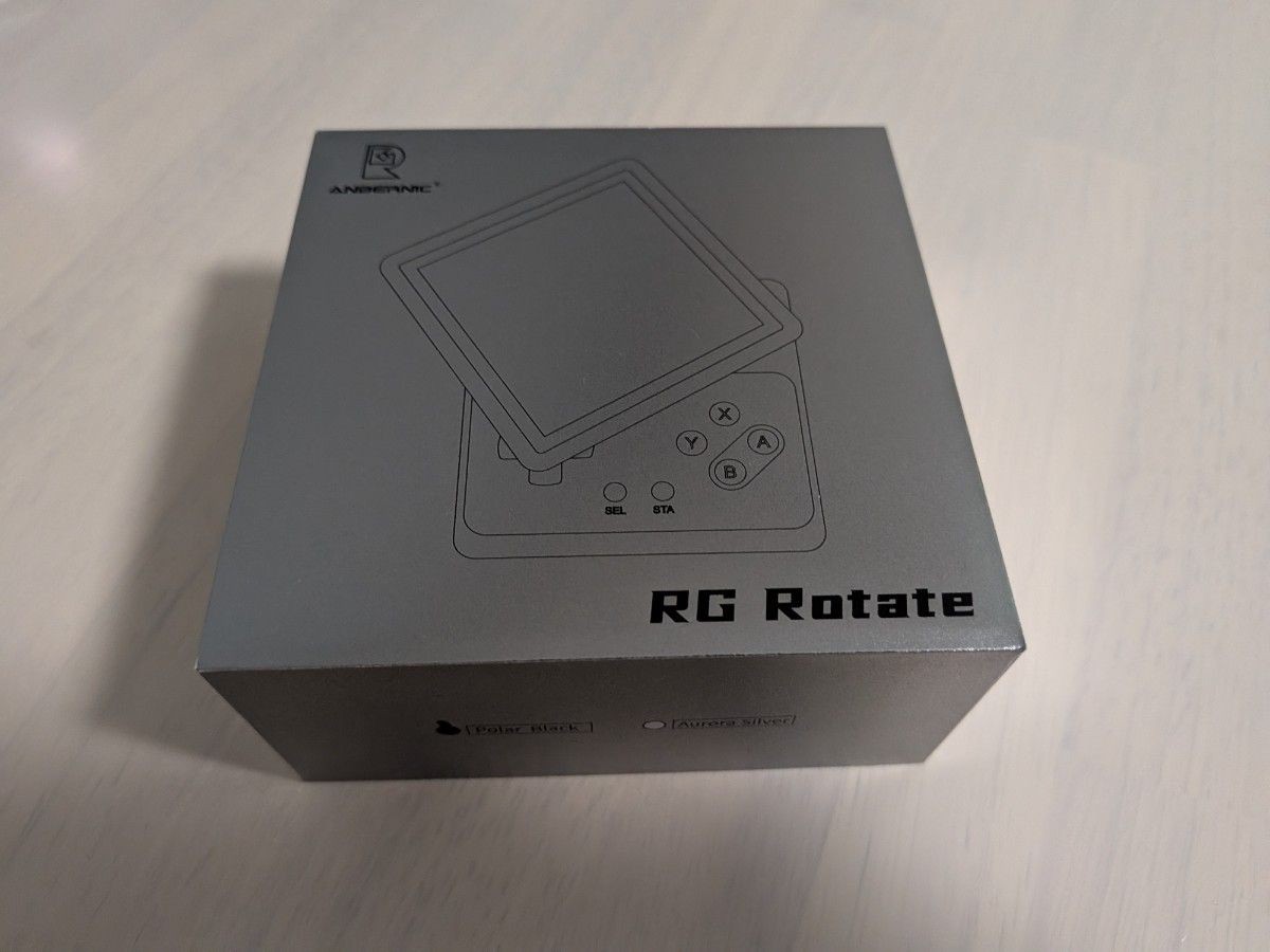 ANBERNIC RG Rotate Polar Black Handheld Game Console New 8GB/128GB Japan