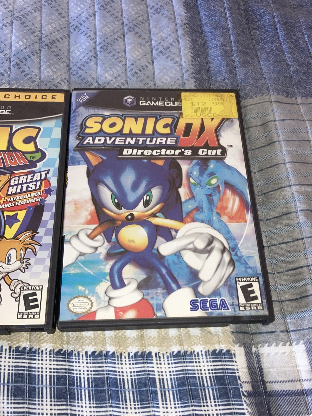 Sonic Adventure DX & Mega Collection Nintendo GameCube CASES ONLY – NO GAMES