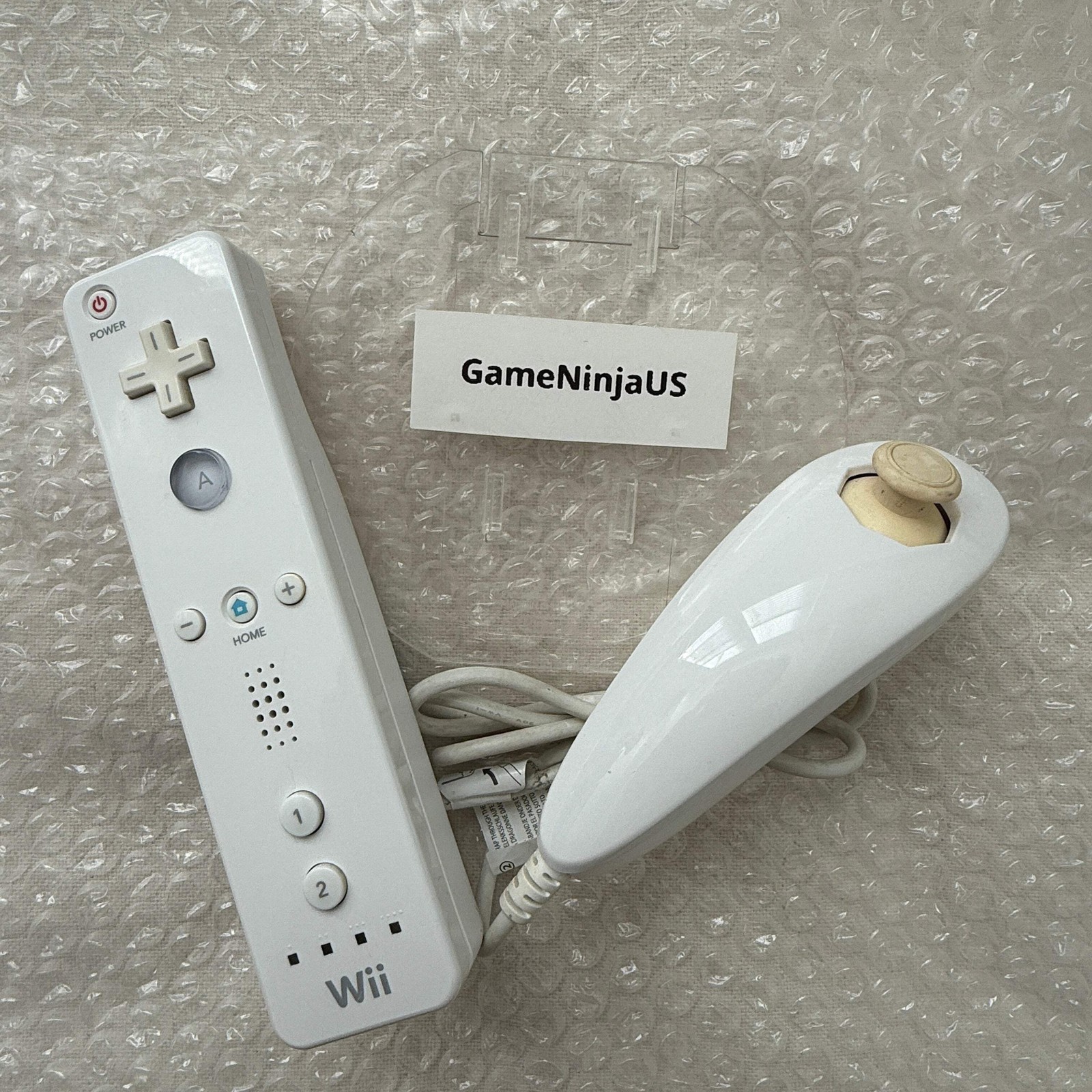 Nintendo Wii Controller Authentic OEM Wii Remote Motion Plus Nunchuck Sensor Bar