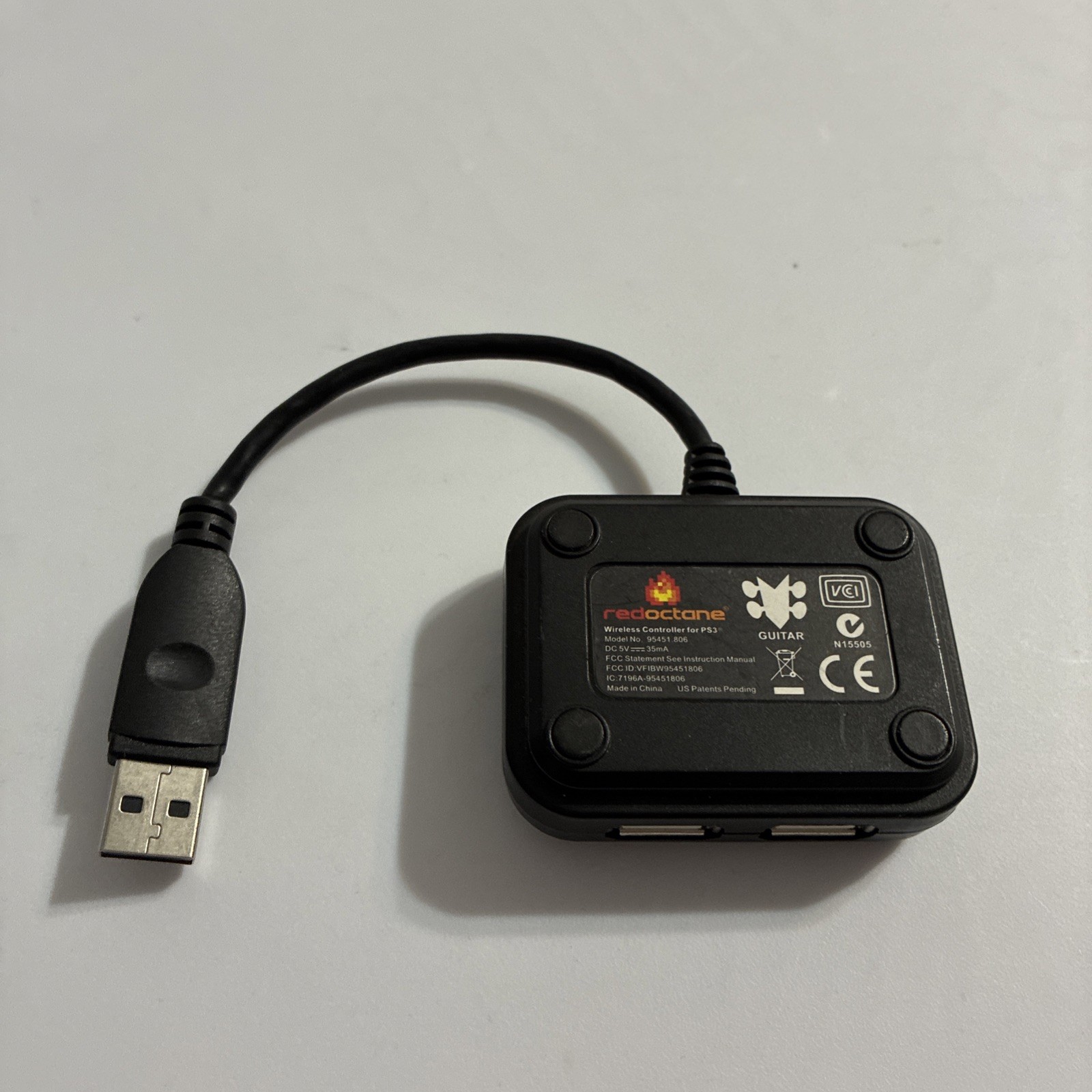 Guitar Hero World Tour PS3 Wireless Guitar Dongle RedOctane Authentic Adapter