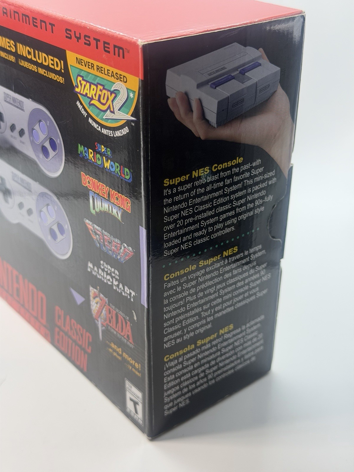 SNES Classic Edition Console with 21 Games new open box