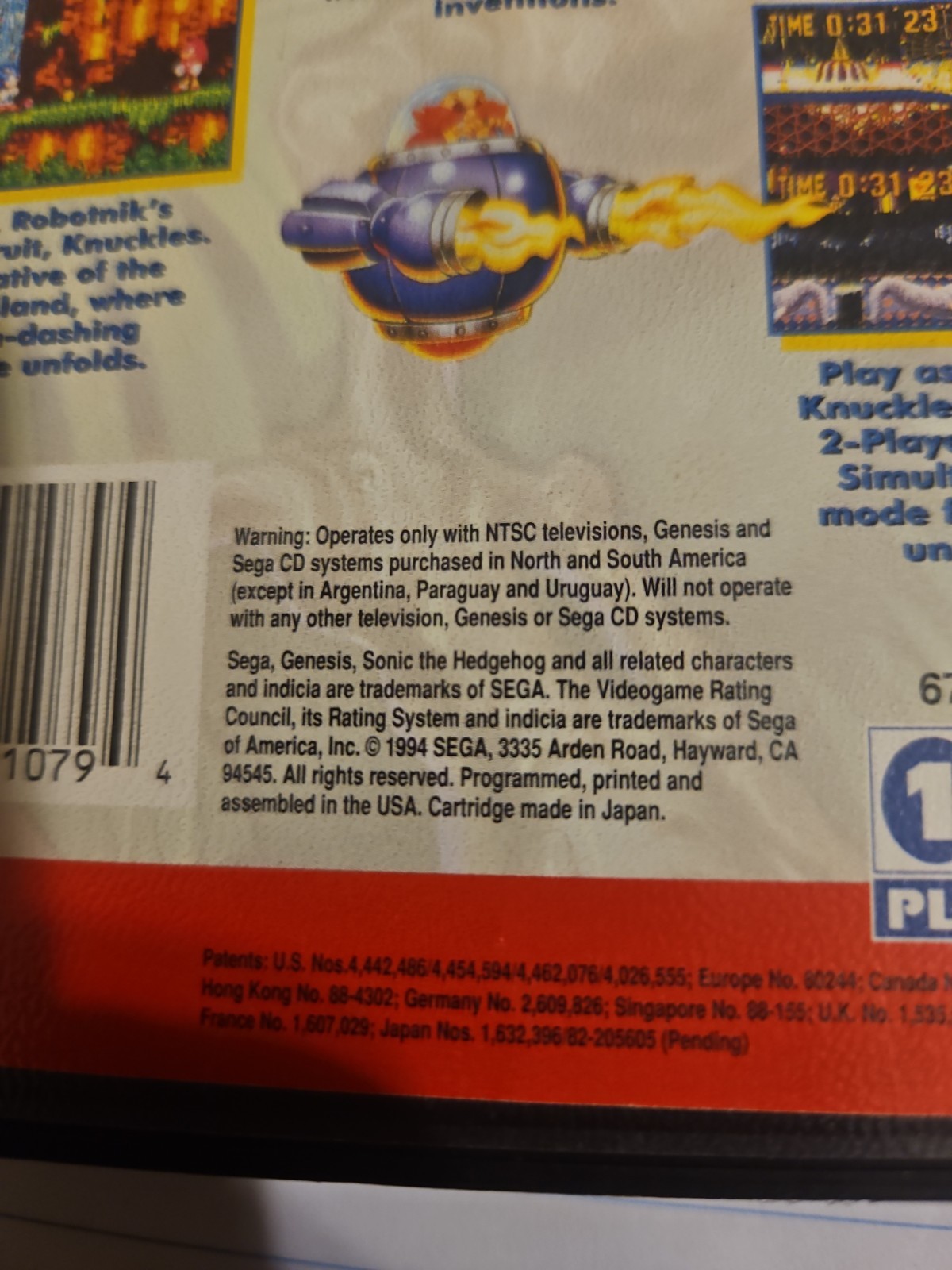 Sonic The Hedgehog 3 Sega Genesis CIB Complete In Box Authentic Tested