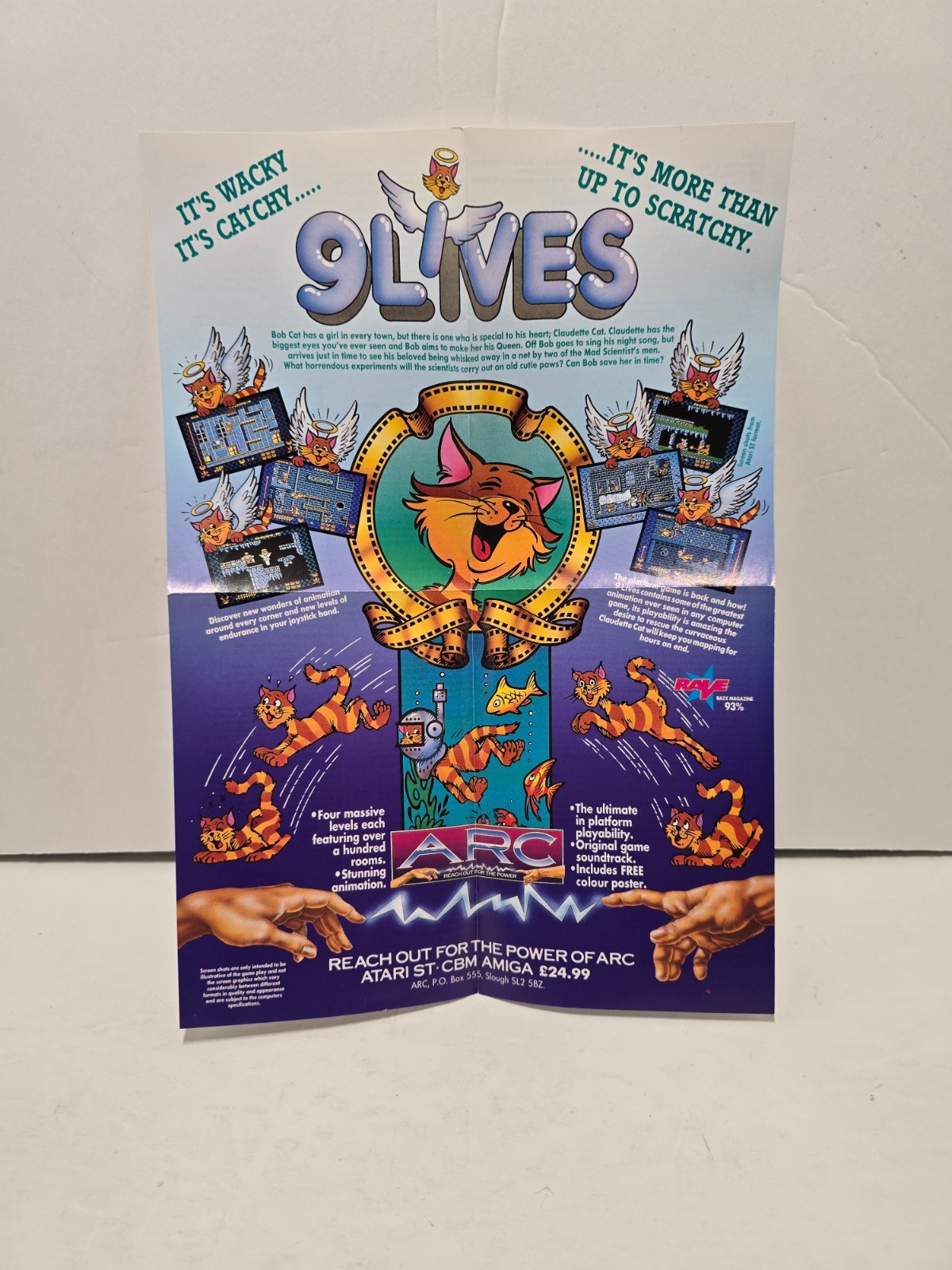 Nine Lives w/ Manual 3.5″ Commodore Amiga