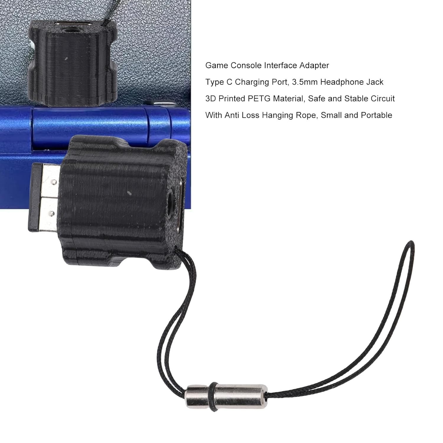 GBA SP Charging Adapter w/ 3.5mm & Type C Port