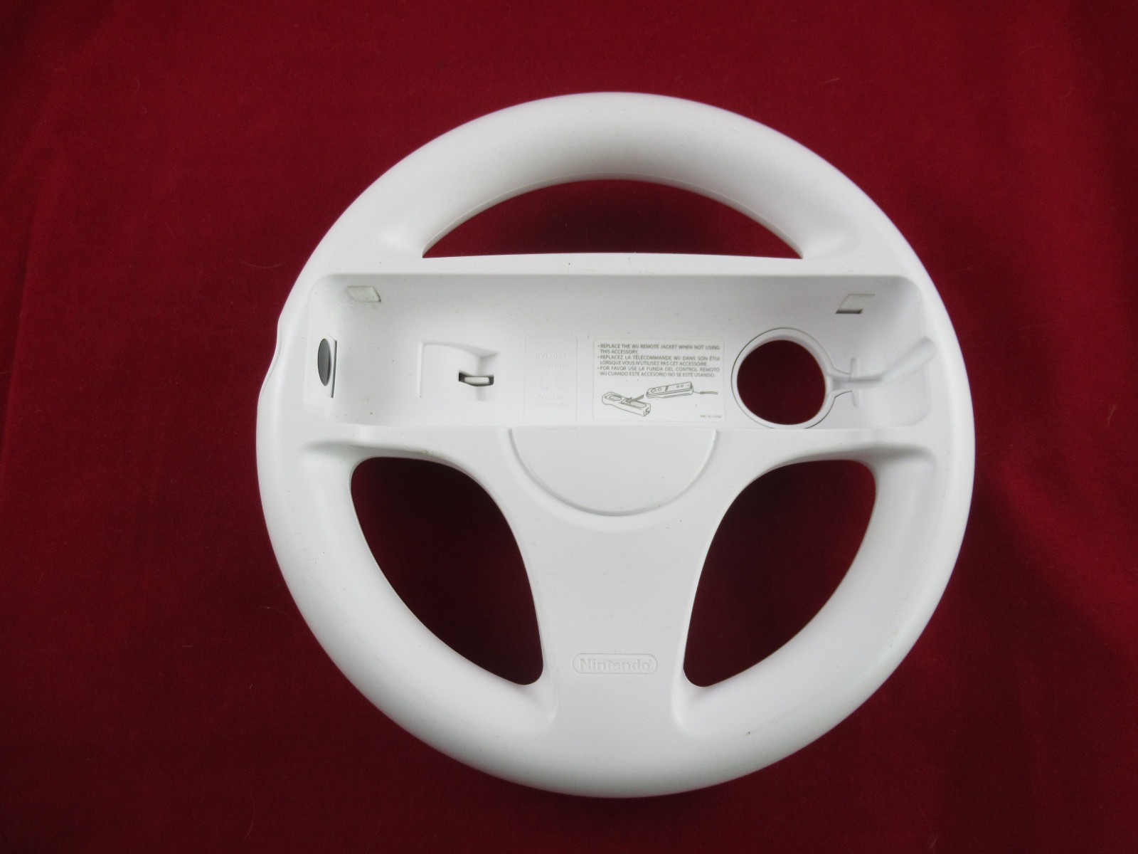 Nintendo Wii Wheel RVL-024 Wii Remote Controller Attachment