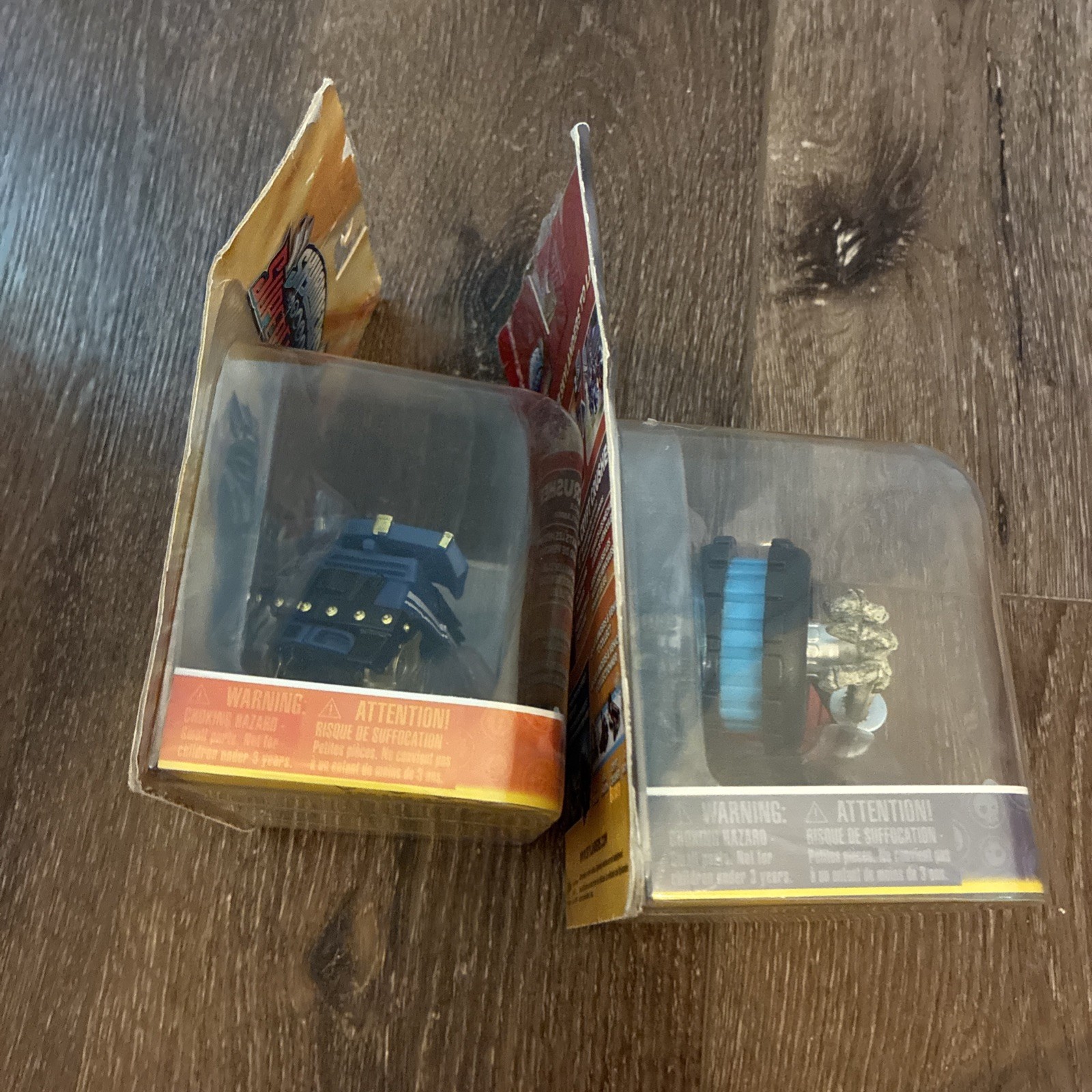 Skylanders Superchargers Toy Vehicles Shield Striker & Crypt Crusher Damaged Box