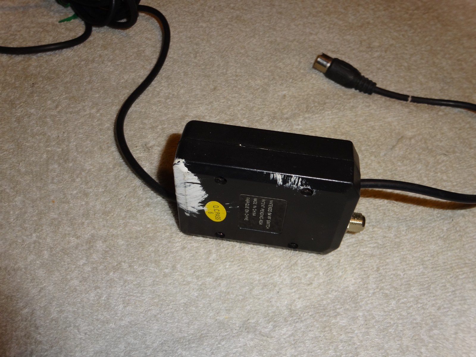 RF Unit Adapter for video game Nintendo 64 console system N64 N very nice tested