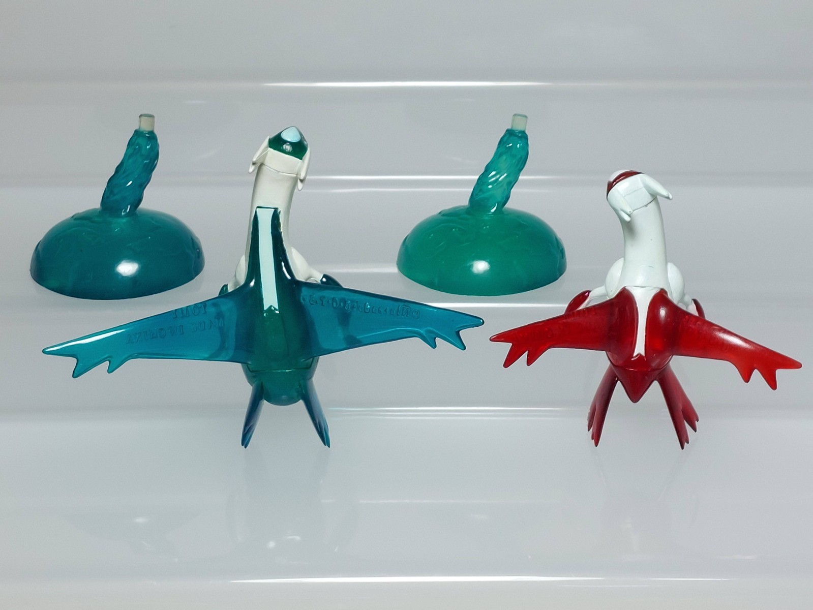 Latios Latias (Clear ver) Pokemon Movie Monster Collection Figure Tomy 2.4-2.9in