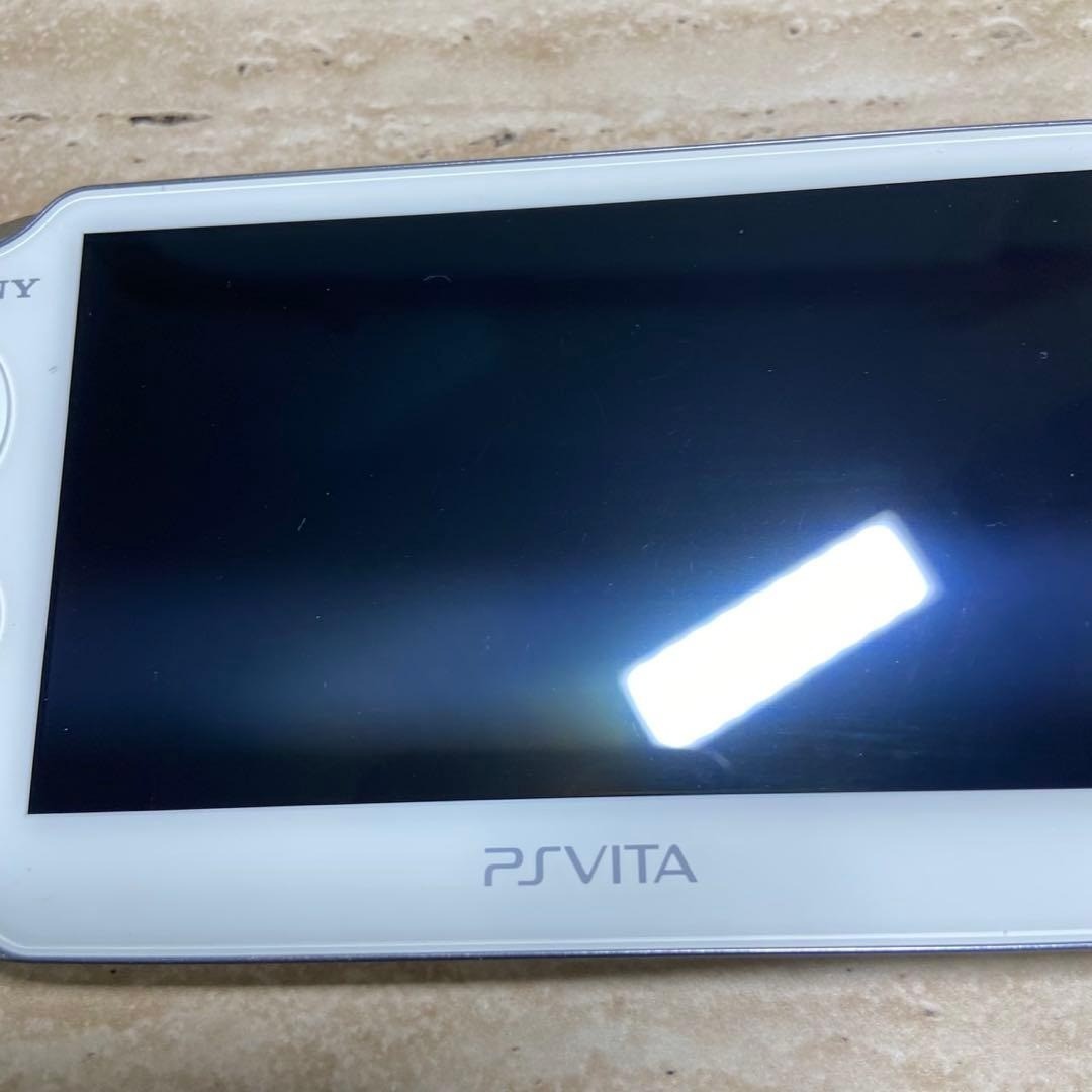 PS Vita PCH-1000 Crystal White Console White Tested Working Good Condition 7250