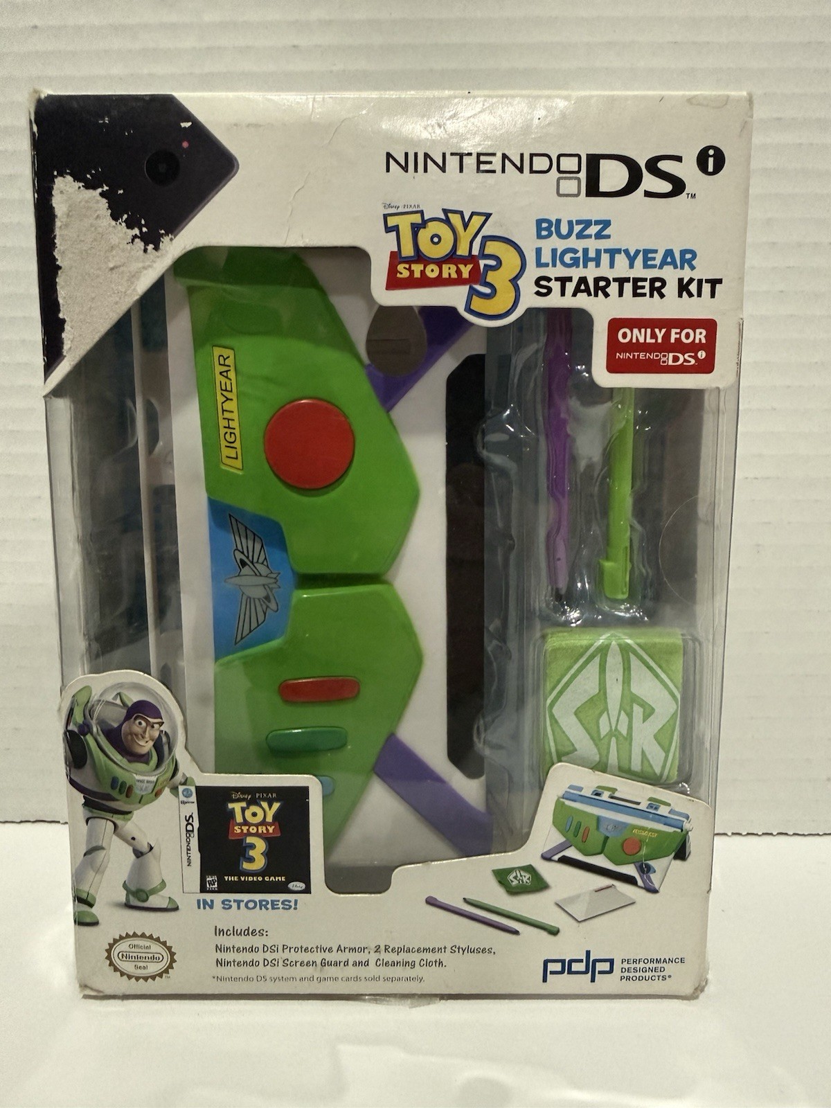 Nintendo Ds Buzz Lightyear Toy Story Starter Kit Hard Case