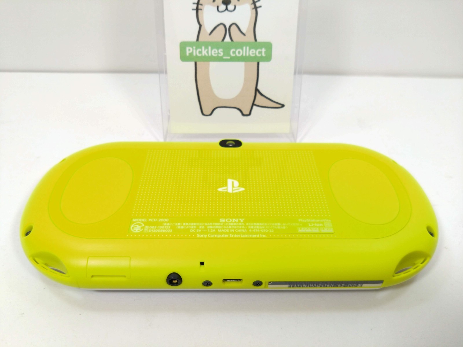 PS Vita 2000 Lime Green White PCH 2000 ZA13 Console only PSV Tested Sony 0611A