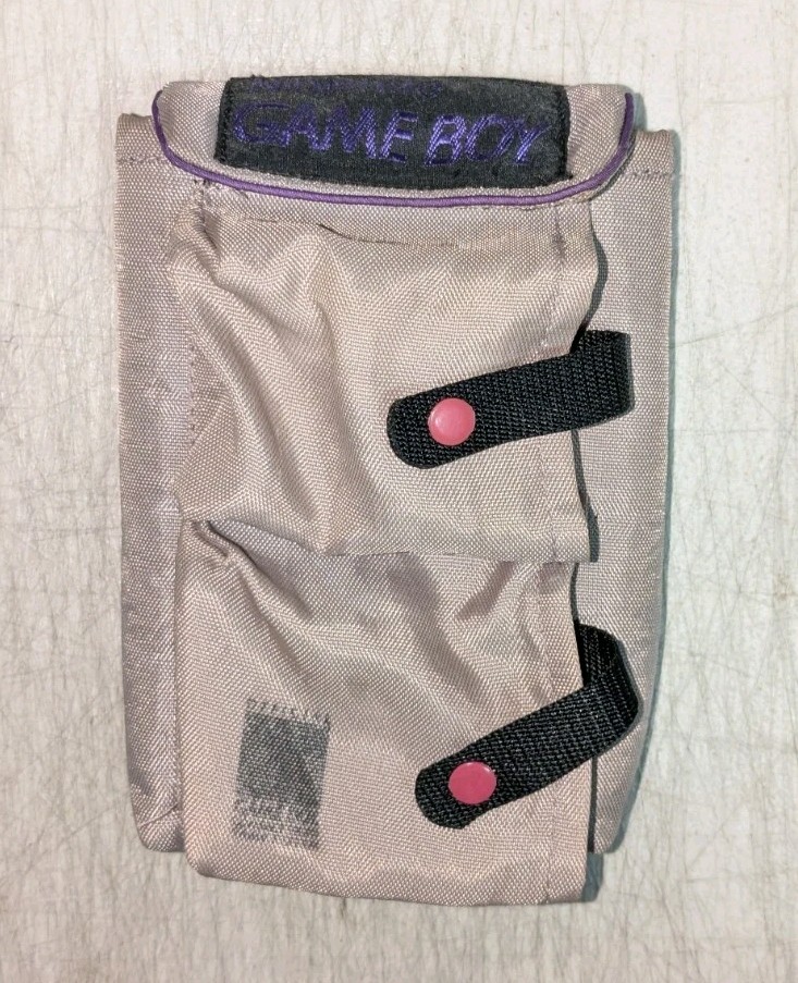 Original Game Boy DMG-01 Soft Carrying Case Pouch Travel System Bag