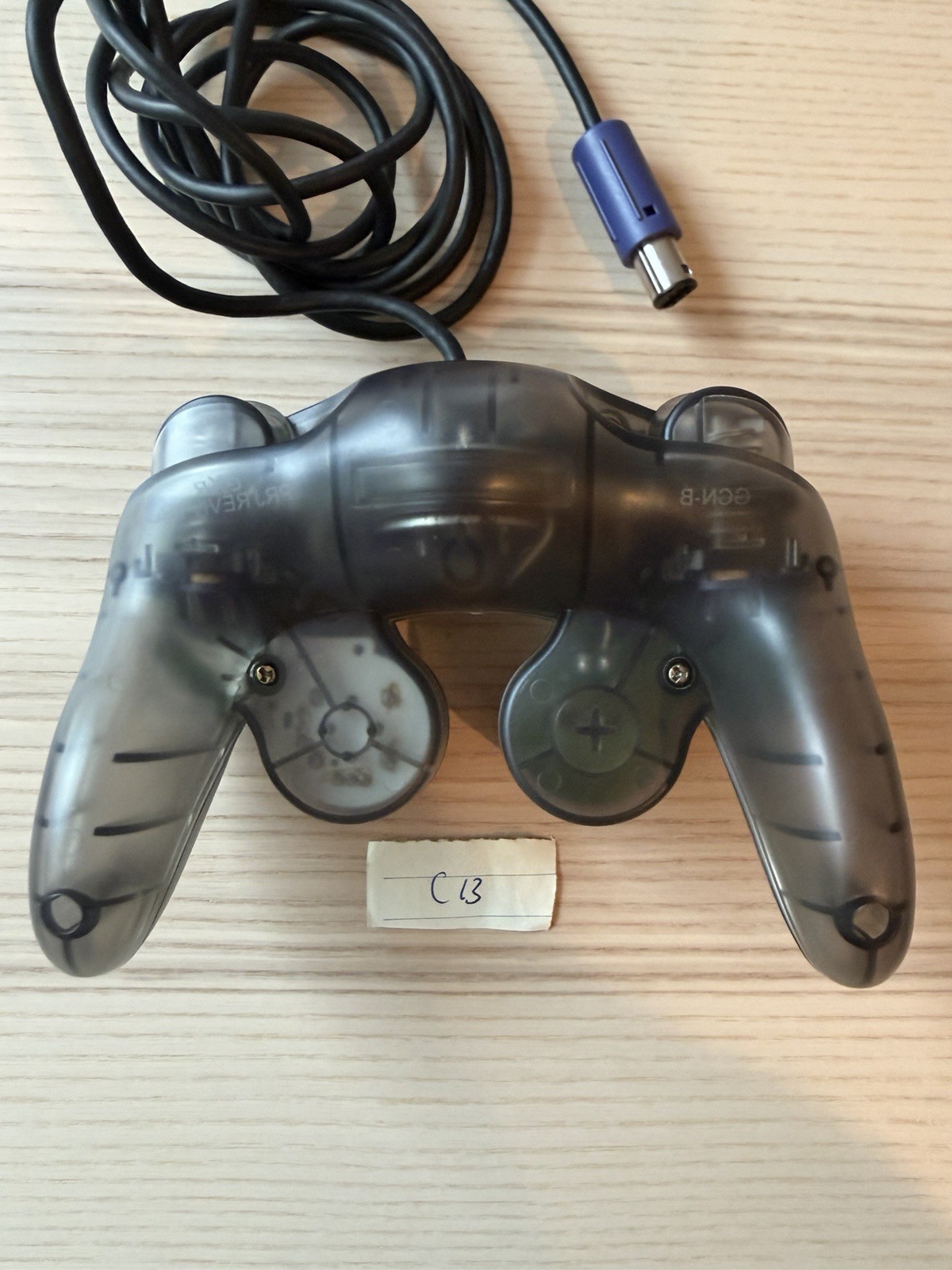 OEM Nintendo GameCube Controller Custom Smoke Clear Black Tested Tight Stick GC