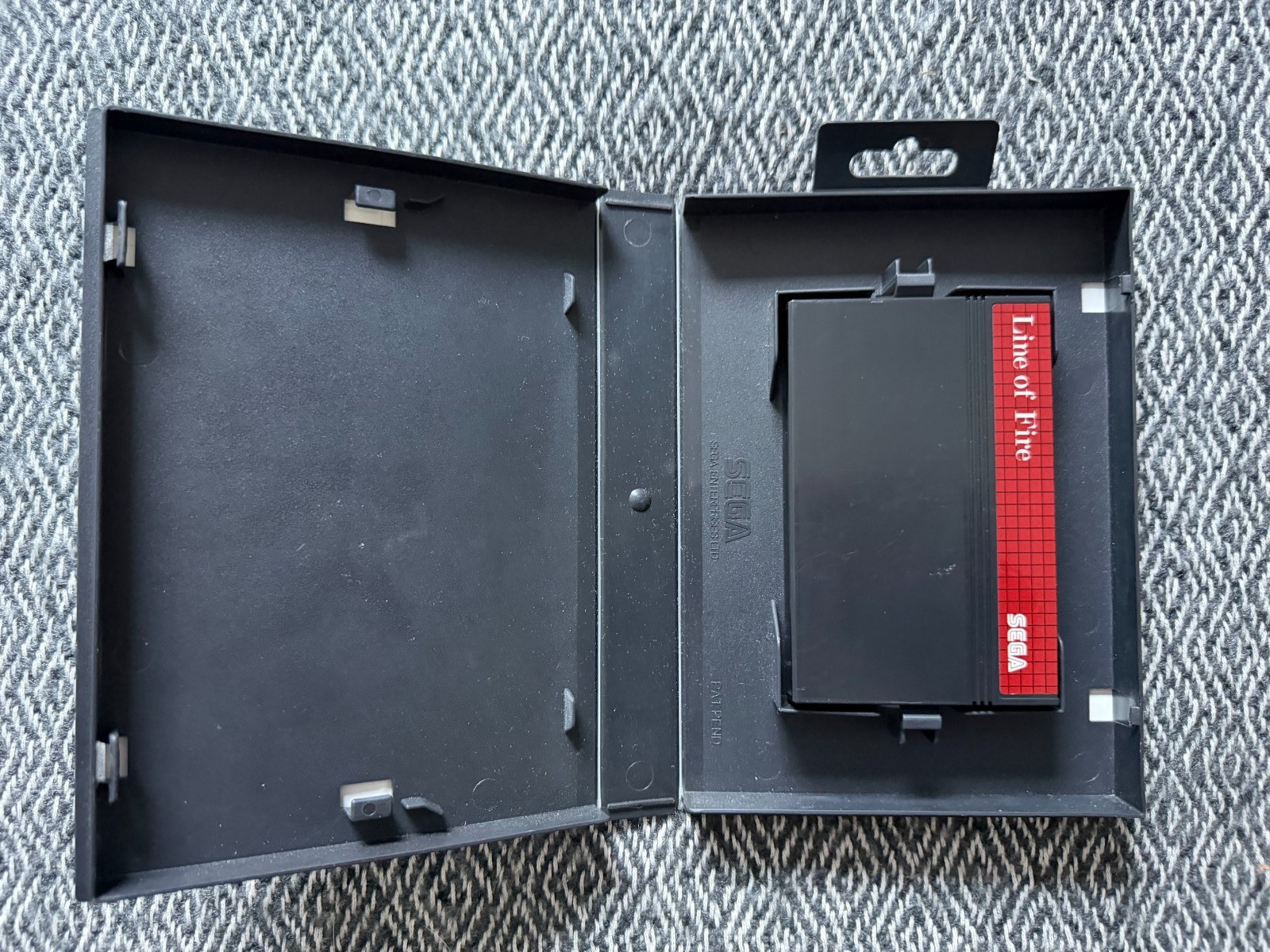 Master System LINE OF FIRE Game Sega PAL REGION FREE (Works on US Consoles)