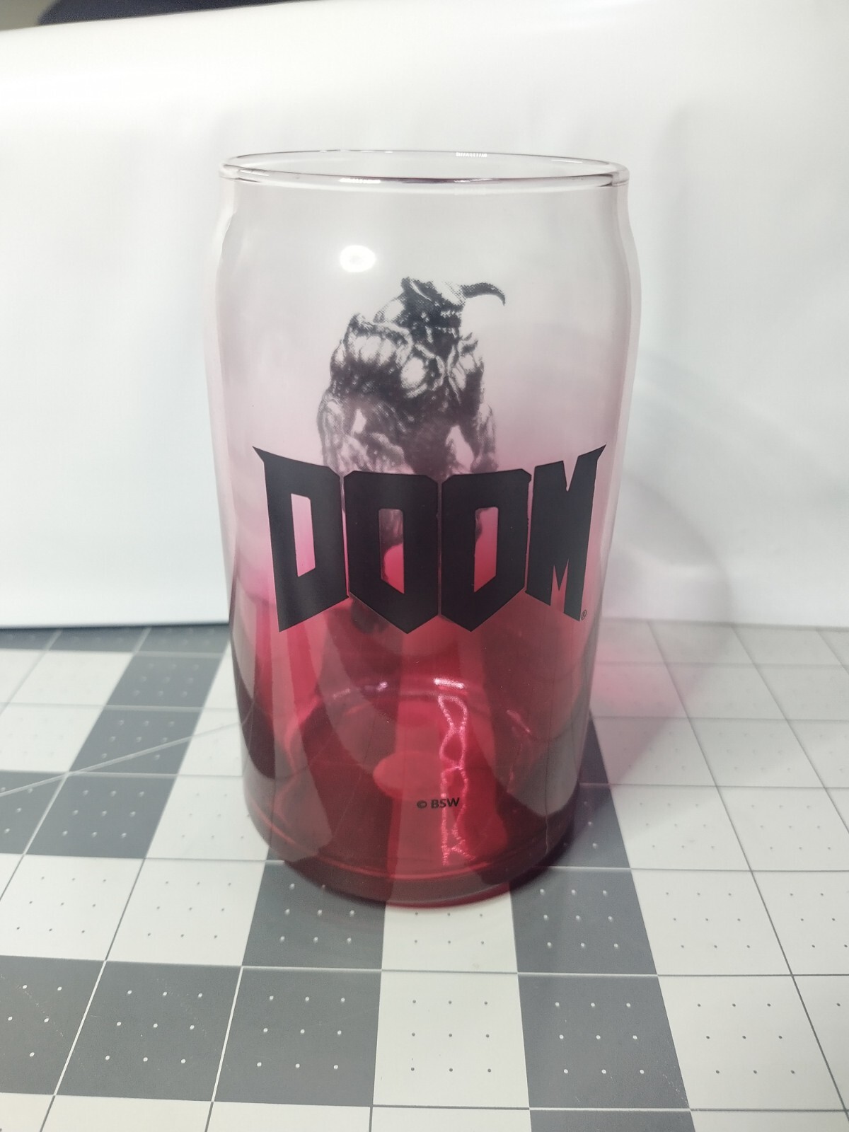 DOOM 2016 Glass Loot Crate DX Eternal Dark Ages Drinkware Bethesda ID Software