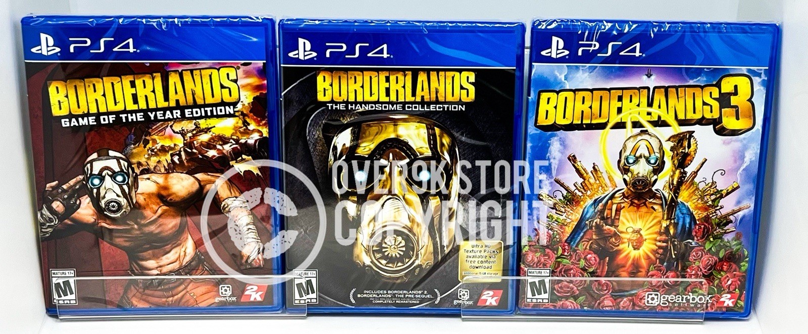 Borderlands Bundle w/ 3 games – PS4 – US Version | Brand New | Factory Sealed