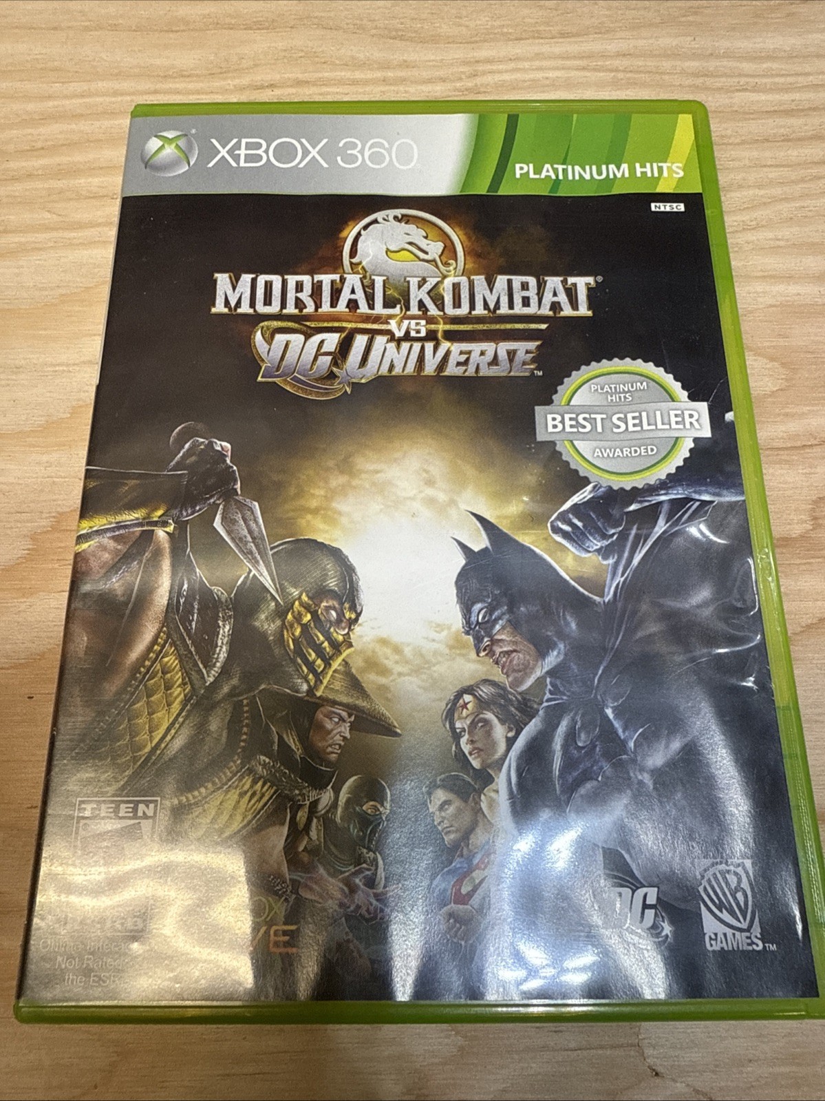Mortal Kombat vs. DC Universe (Xbox 360 2008) CIB Verified Working Fast Shipping