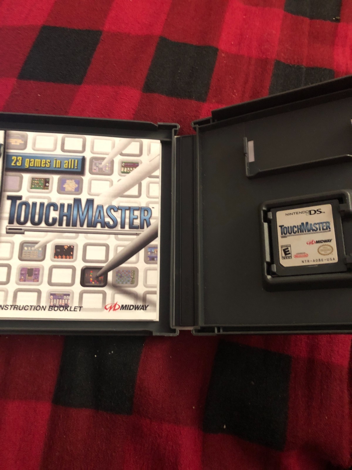 TouchMaster Nintendo DS 2007 Case Manual Cartridge Tested Works Great Authentic