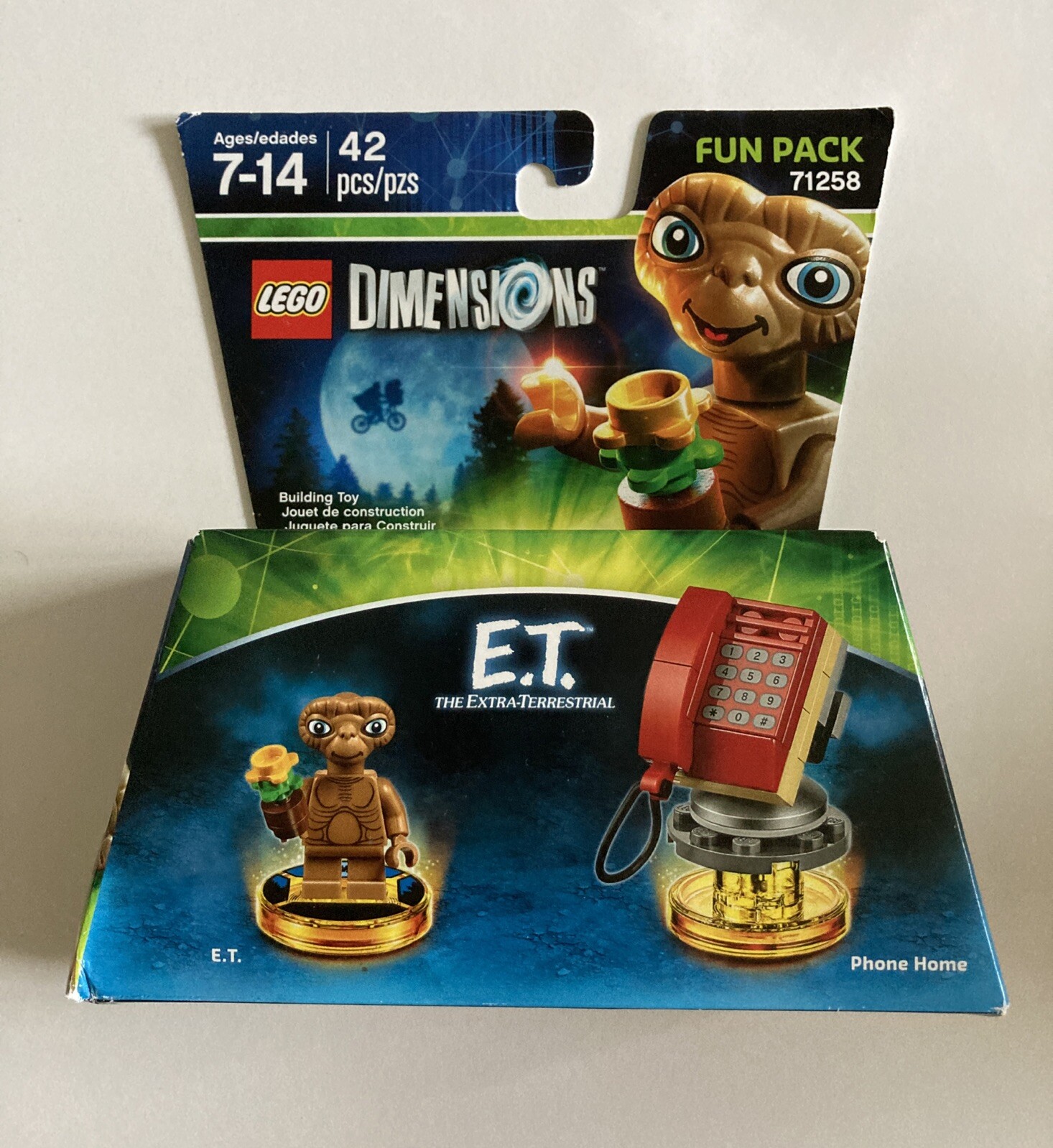 NEW LEGO Dimensions Fun Pack 71258 E.T. Extra Terrestrial Movie Retired Set