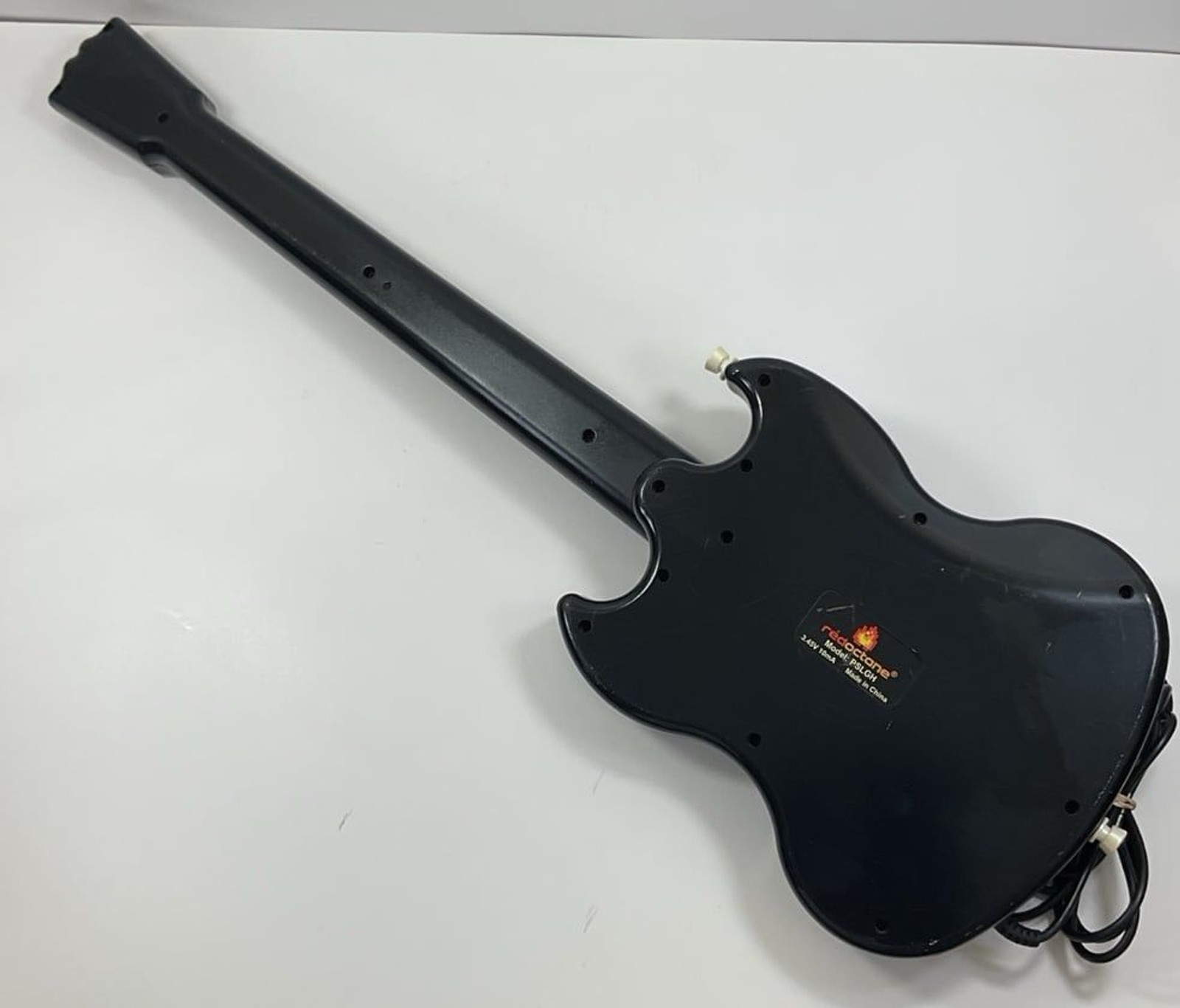 Black RedOctane Gibson SG Wired Controller for PlayStation 2/PS2 (Tested)