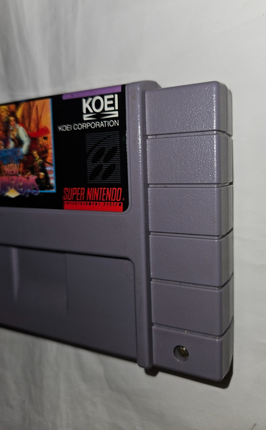 Uncharted Waters New Horizons Authentic SNES Super Nintendo New Battery 1995
