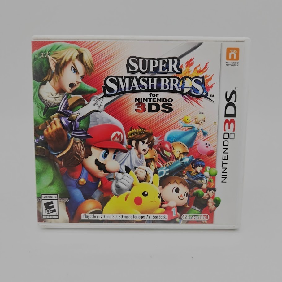 Super Smash Bros – Nintendo 3DS – CASE AND MANUAL ONLY – no game!