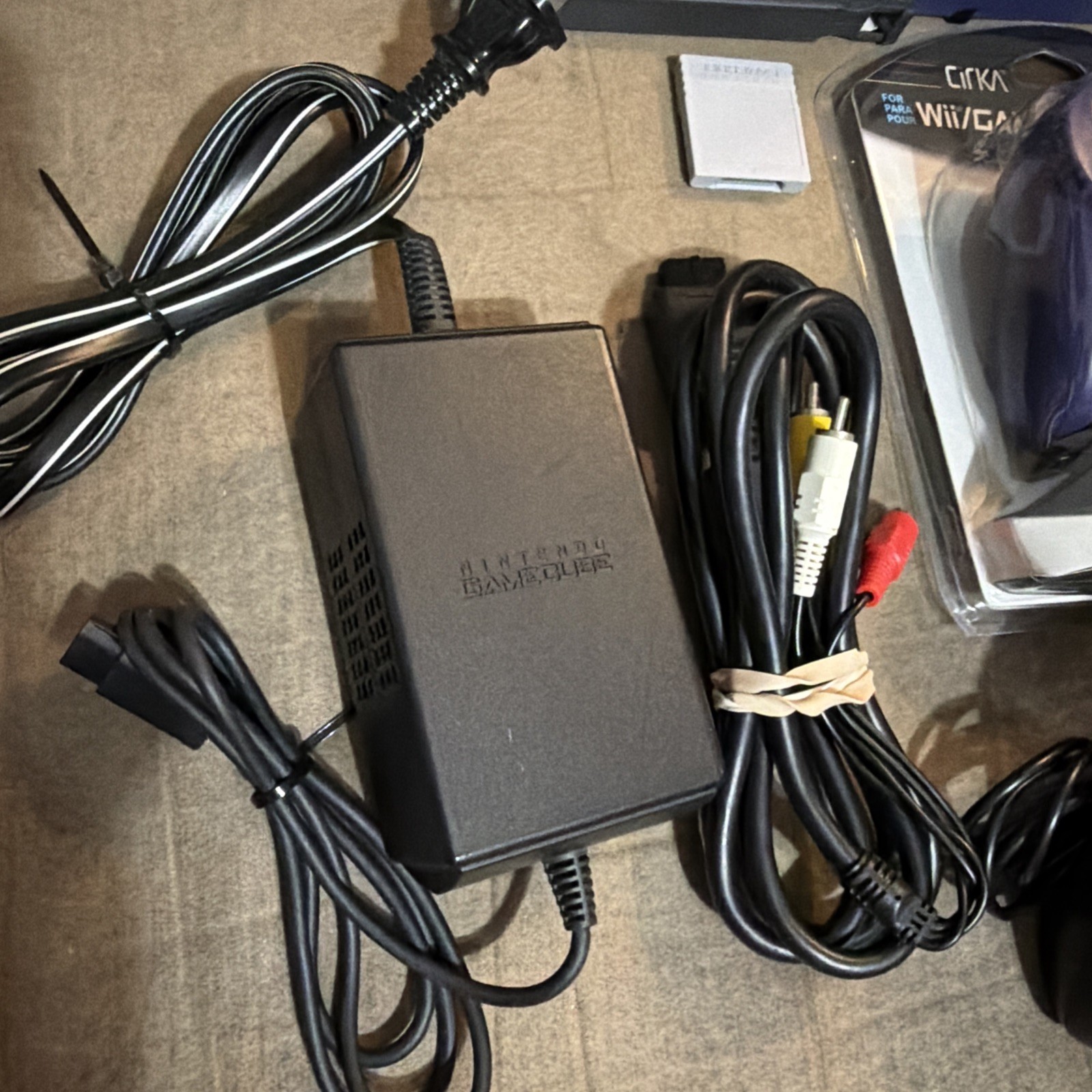 Indigo GameCube Console Bundle TESTED WORKING CLEANED