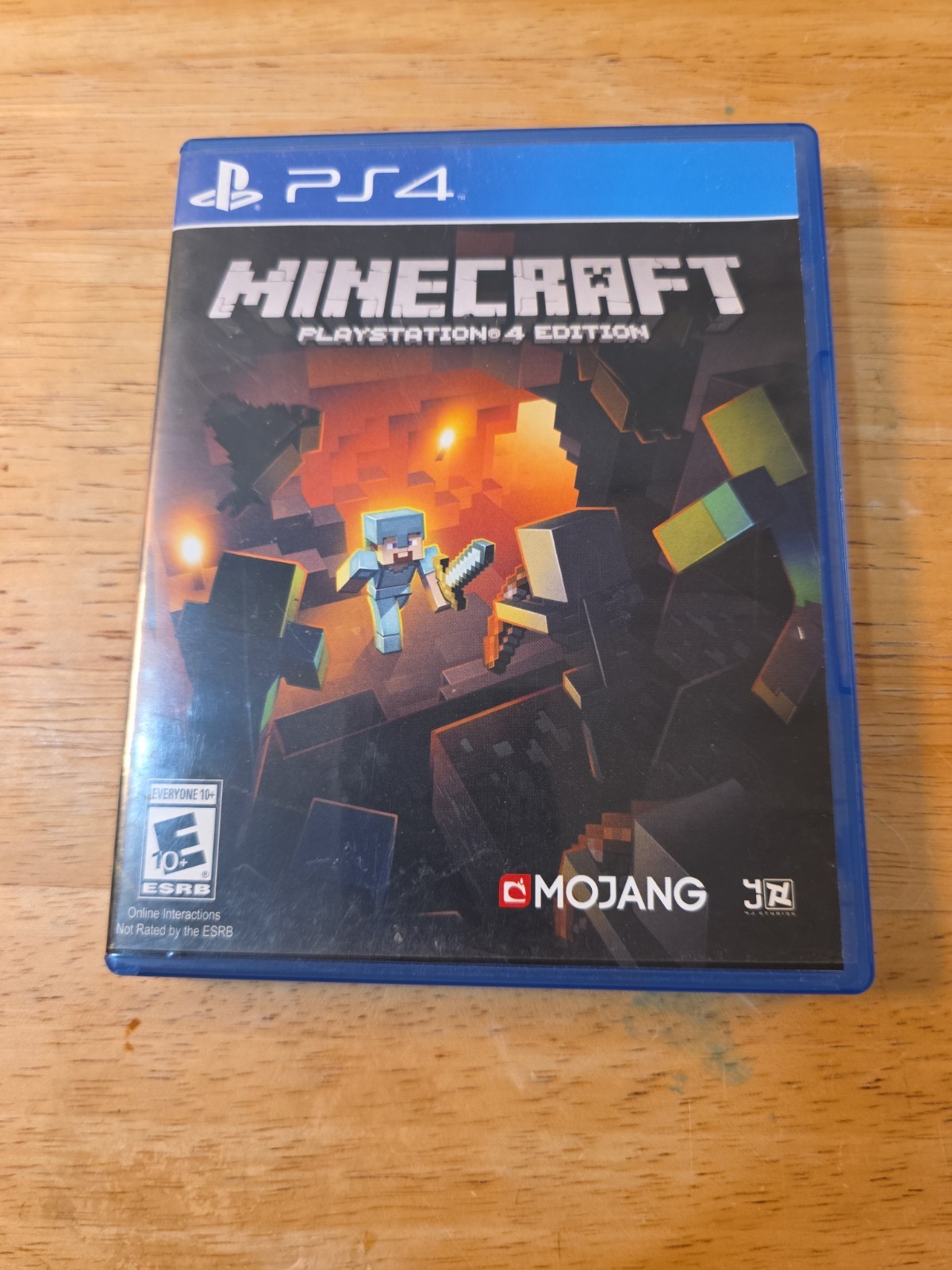 Minecraft PlayStation 4 Edition PS4 Disc Only Mojang Sony Everyone 10 Plus
