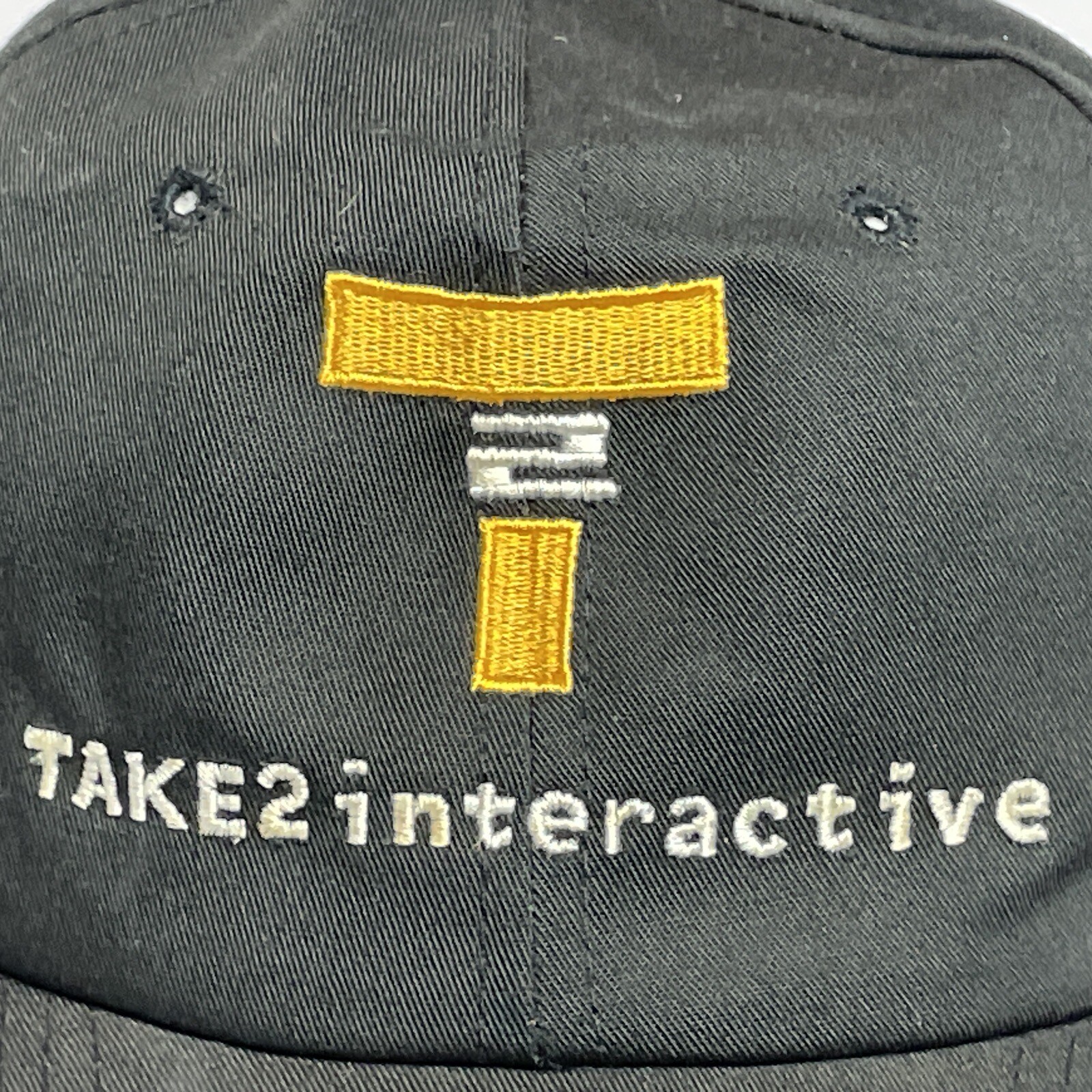 Take 2 Interactive Hat VTG 90’s Video Game Rare Promo Strap Back Black