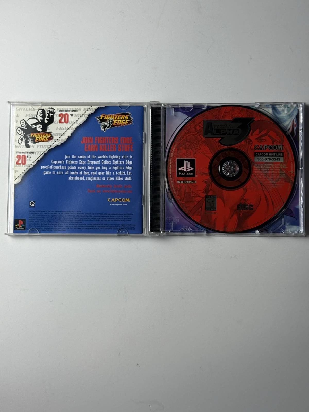 Street Fighter Alpha 3 Sony PlayStation 1 PS1 – Used Complete
