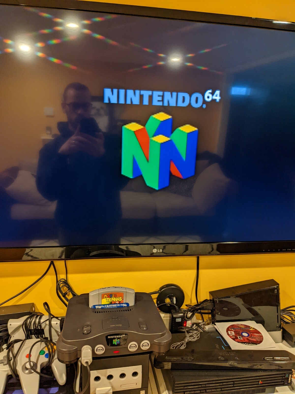 Nintendo 64 Console OEM CONTROLLER Power & A/V Cords Clean TESTED N64