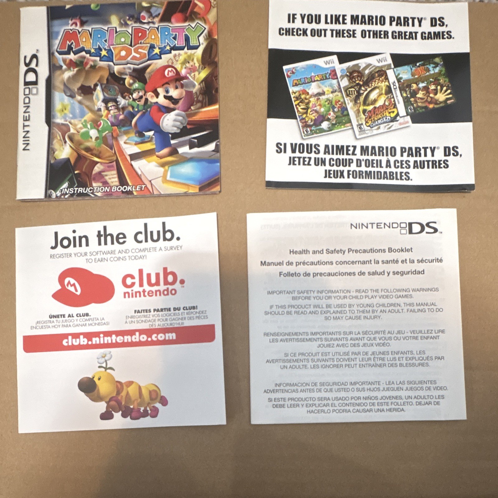 Nintendo Mario Party DS Nintendo DS 2007 E NTSC-U/C Complete w/ Manual tested