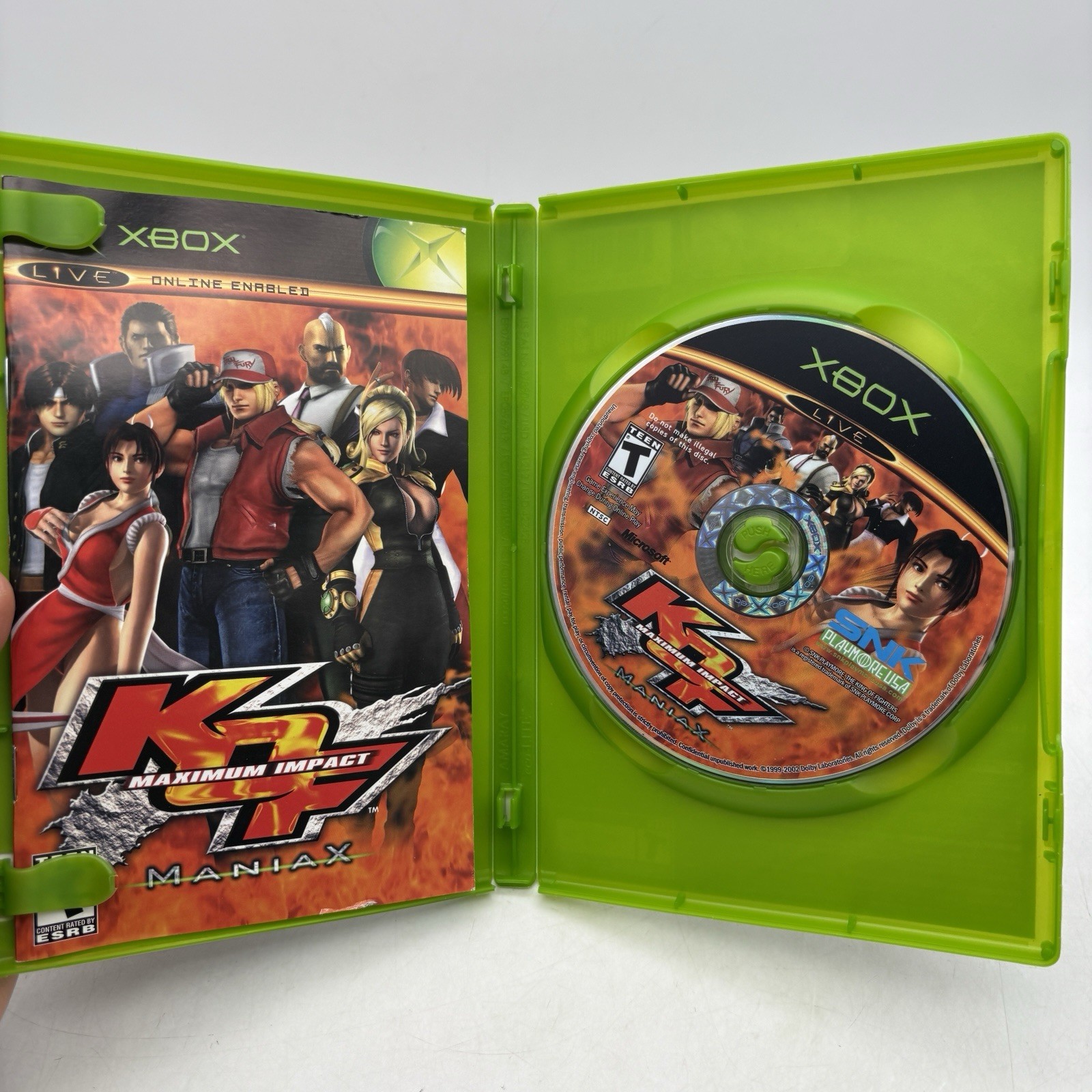 King of Fighters: Maximum Impact Maniax (Microsoft Xbox) Complete w/ Manual CIB