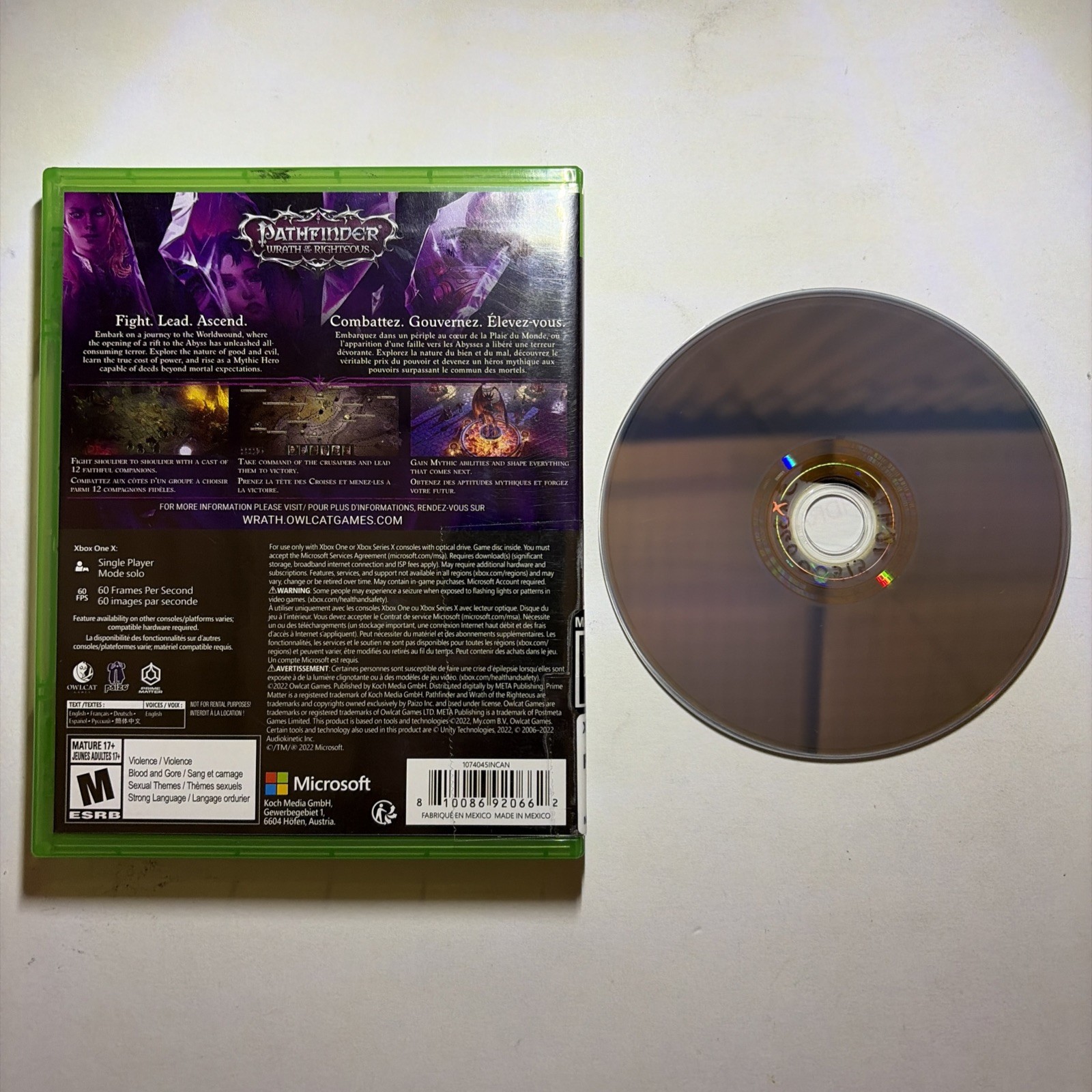 Pathfinder Kingmaker: Wrath of the Righteous – Xbox One